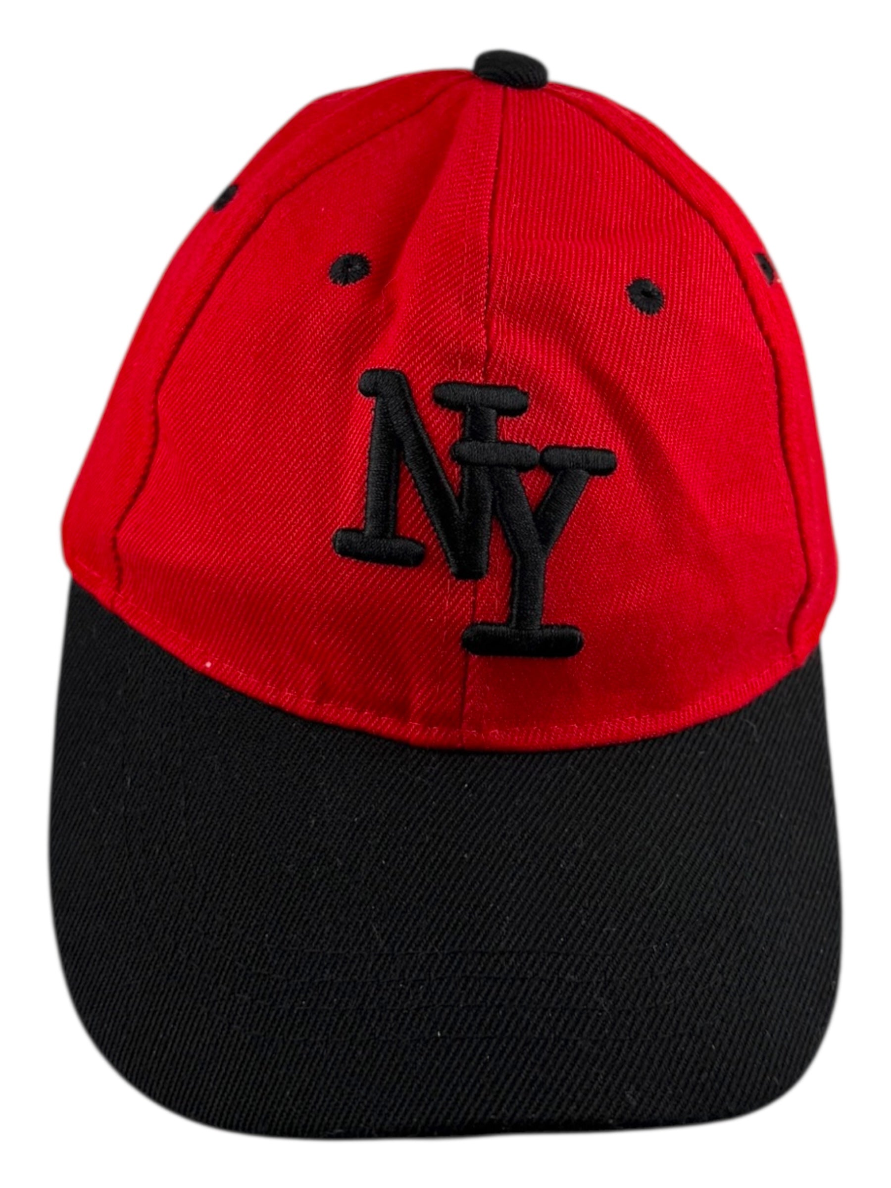 Red New York Adjustable Dad Cap