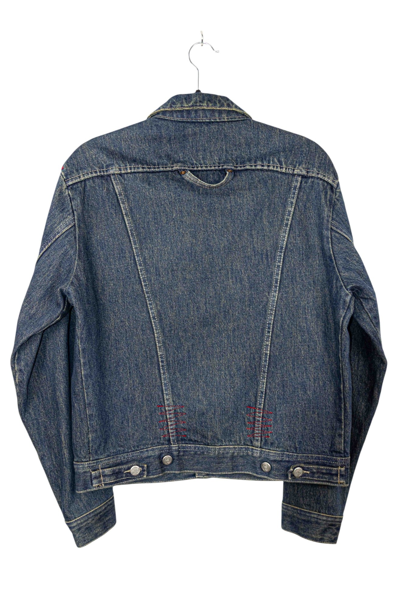 W52 Red Stiched Denim Jacket