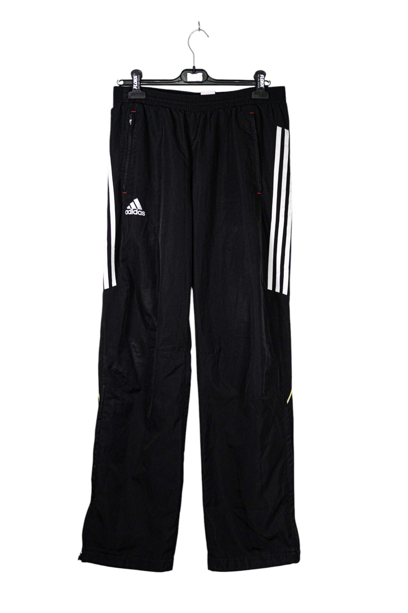Adidas Black Nylon Tracksuit Bottoms