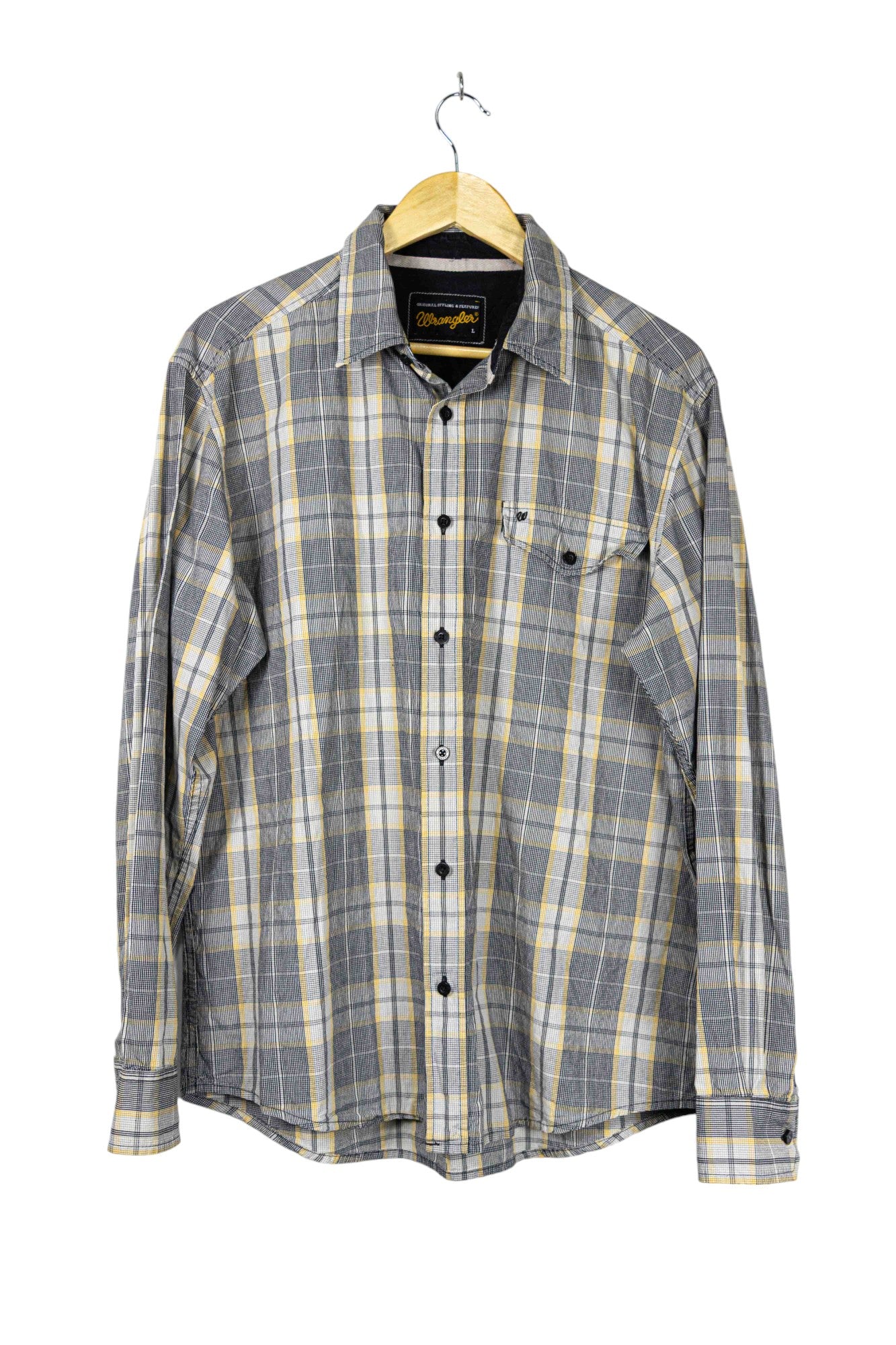 Wrangler Long Sleeve Plaid Shirt