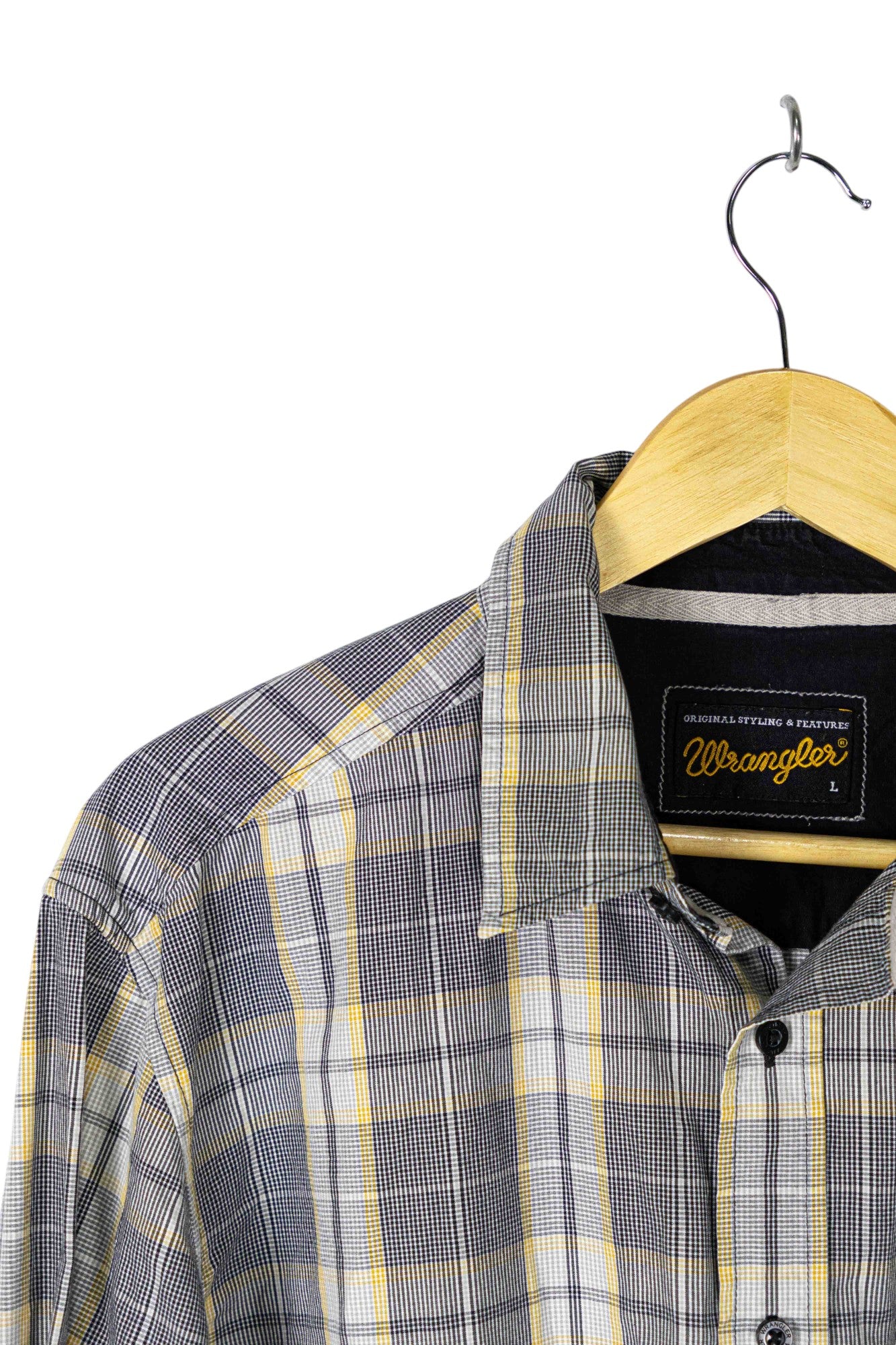Wrangler Long Sleeve Plaid Shirt