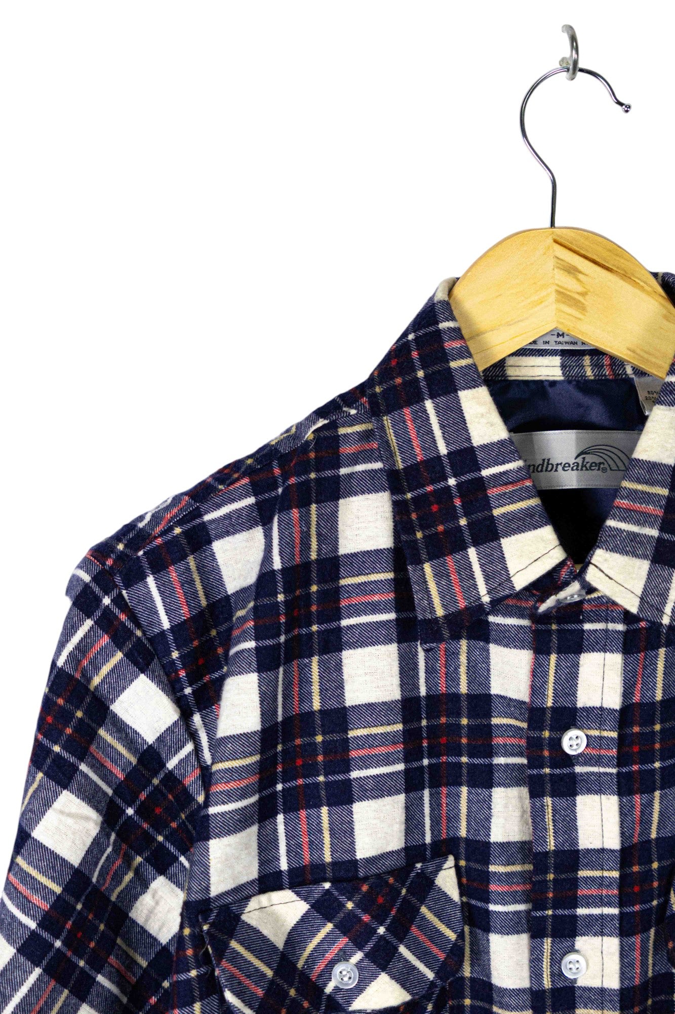 Windbreaker Flannel Plaid Shirt