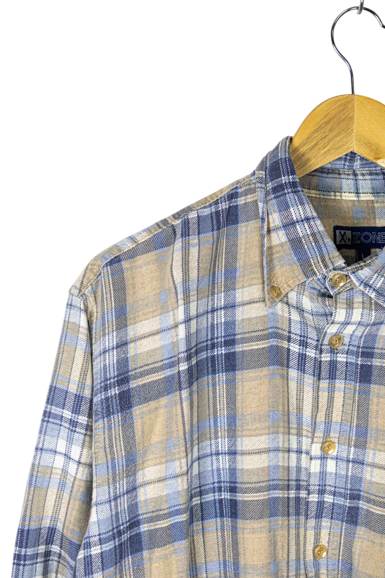 Xzone Plaid Brown Shirt