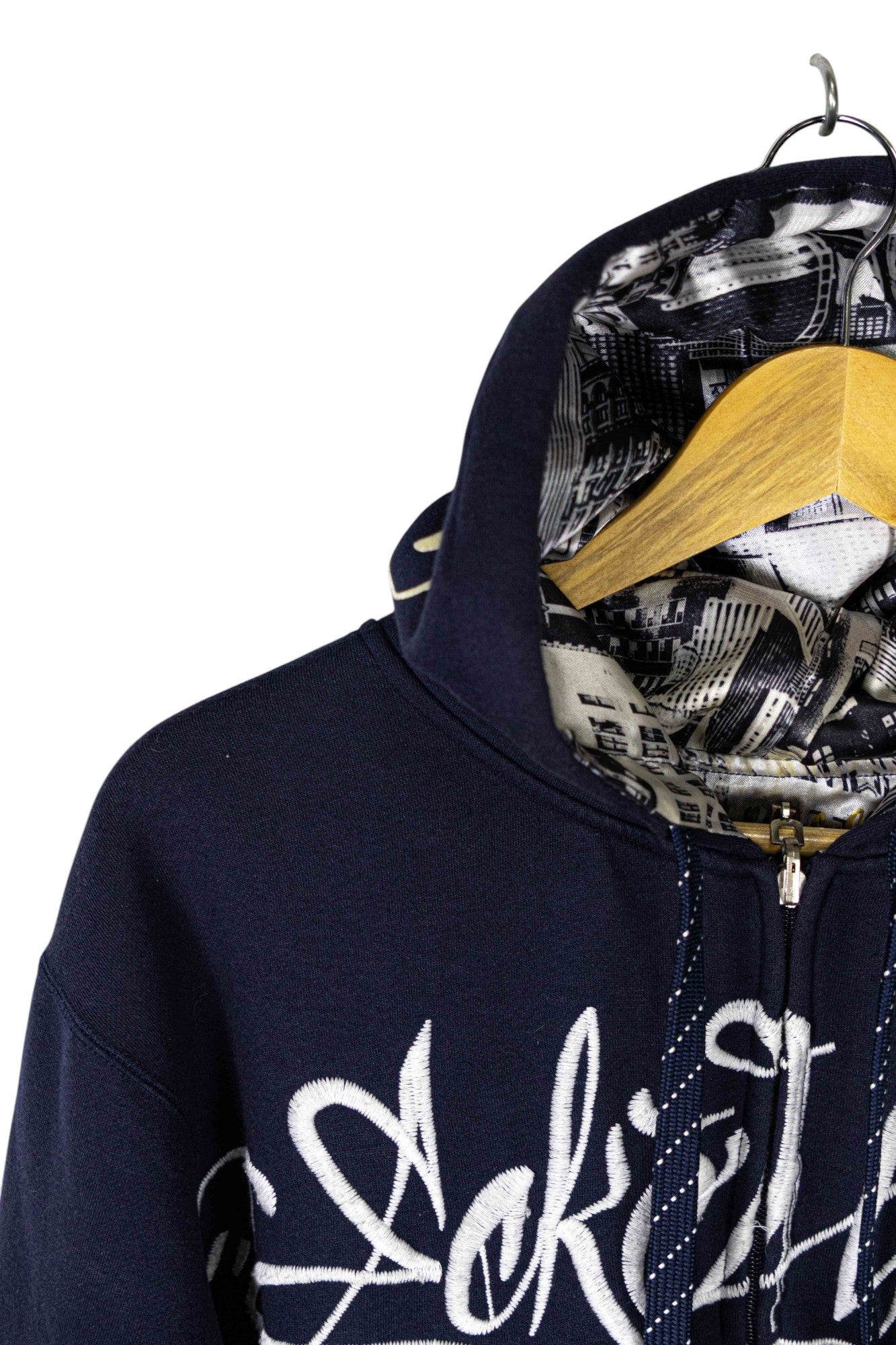 Ecko Unltd Reversible Graffiti Embroidered Zip Up