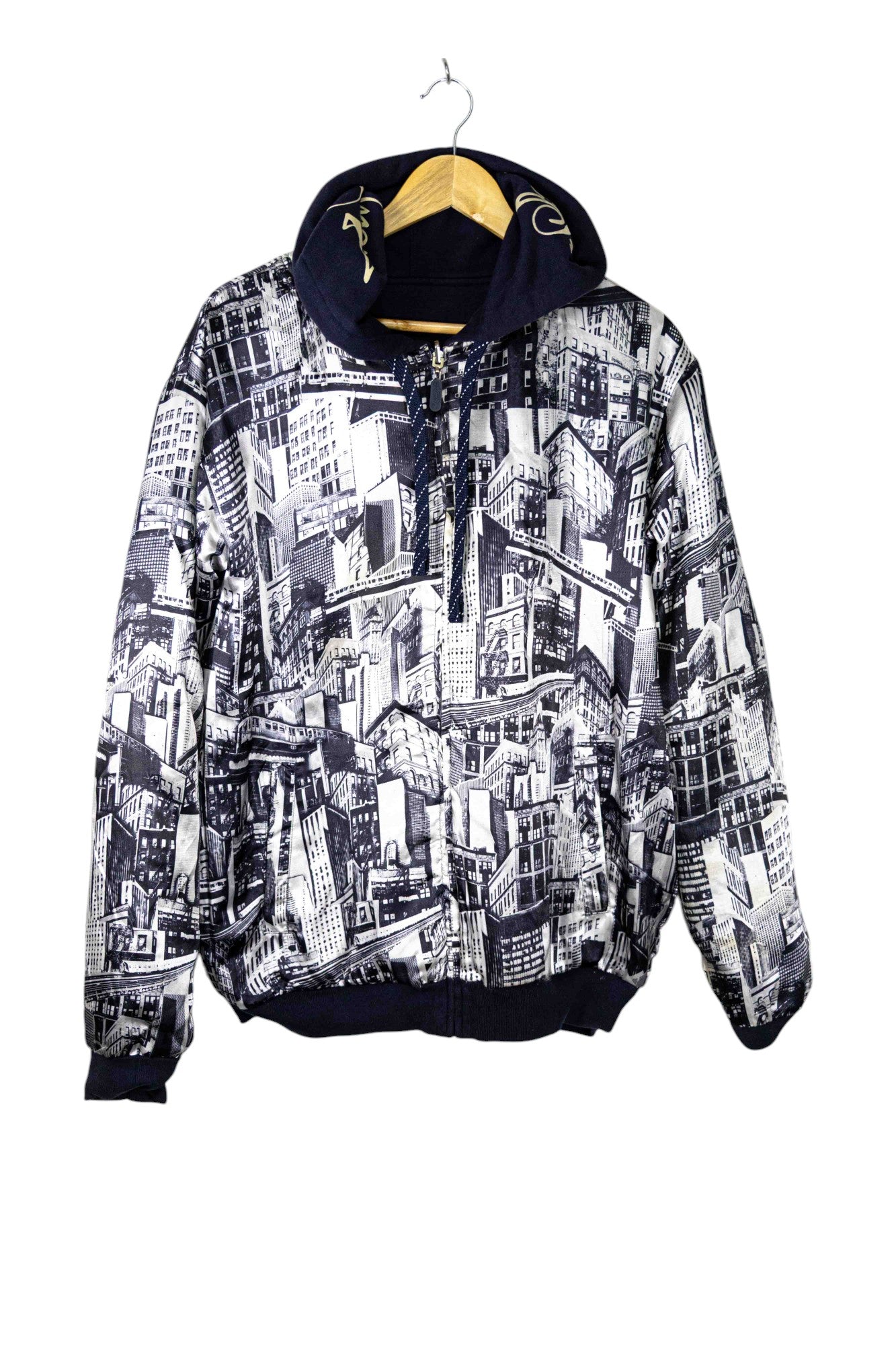 Ecko Unltd Reversible Graffiti Embroidered Zip Up