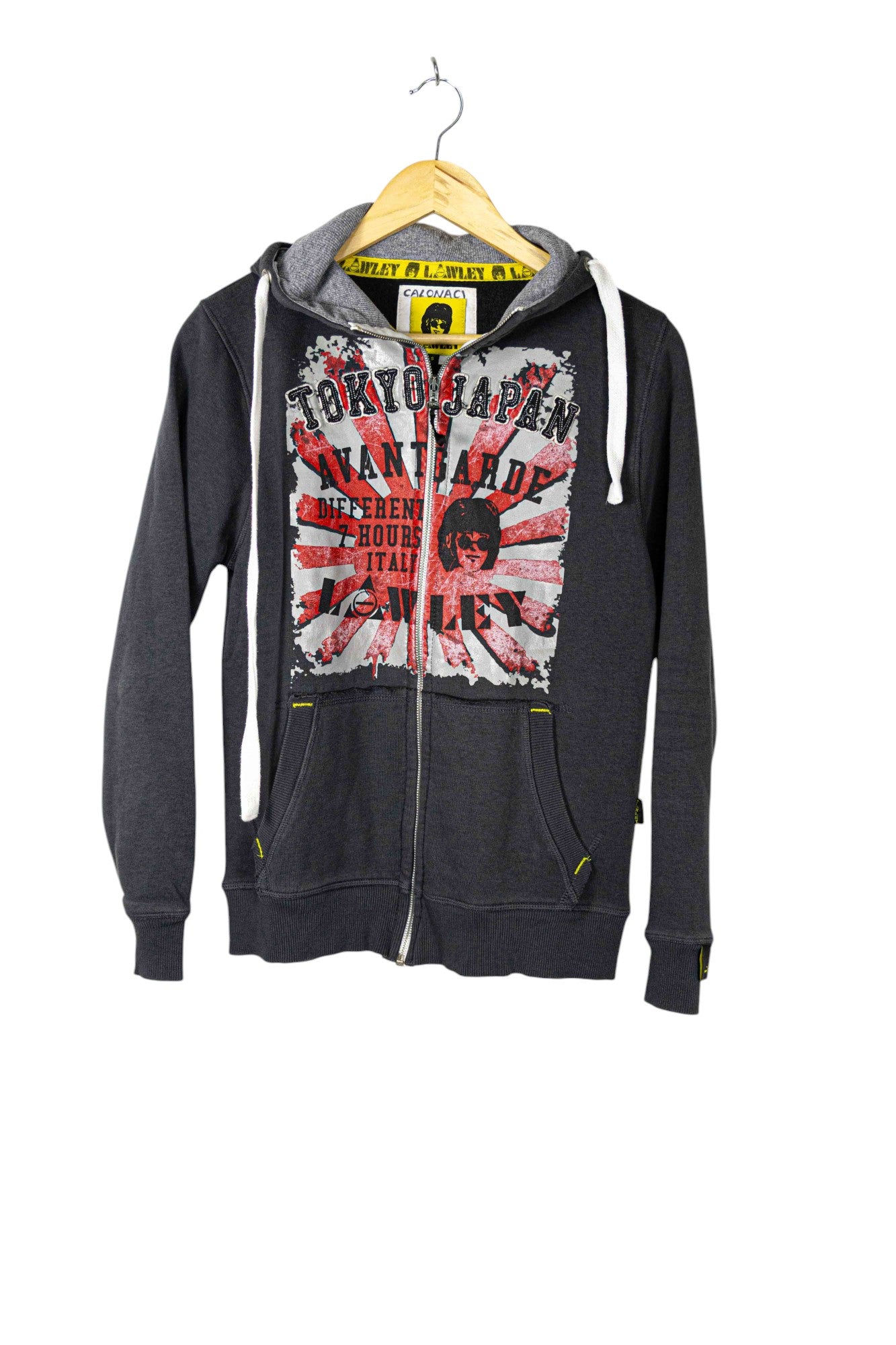 Lawley Embroidered Beatles Zip Up Hoodie