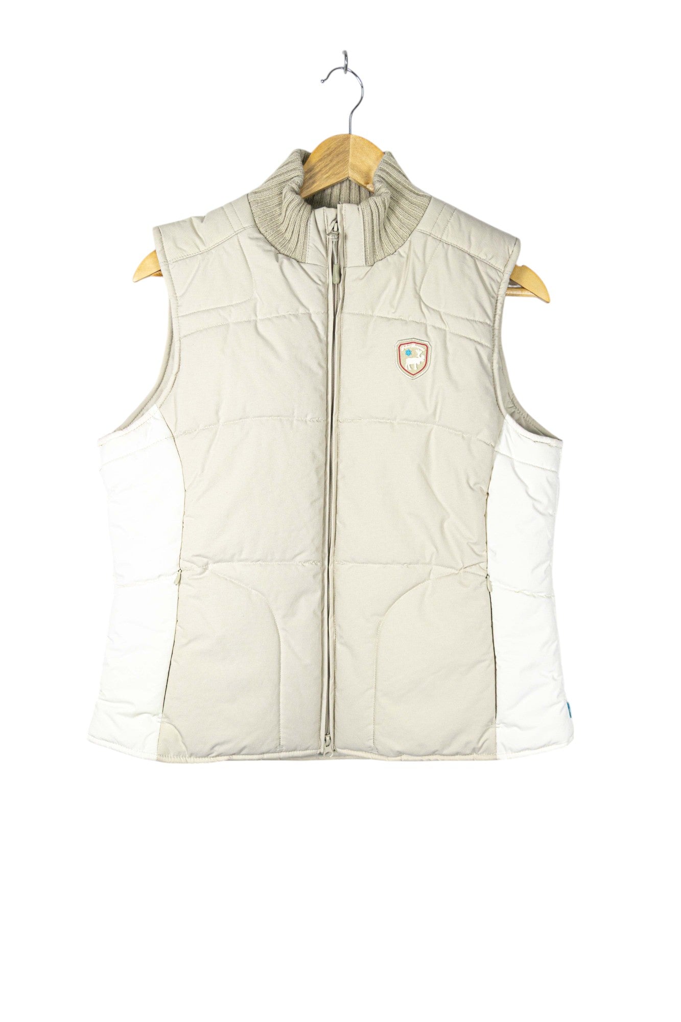 Polar Dreams Beige Puffer Gilet