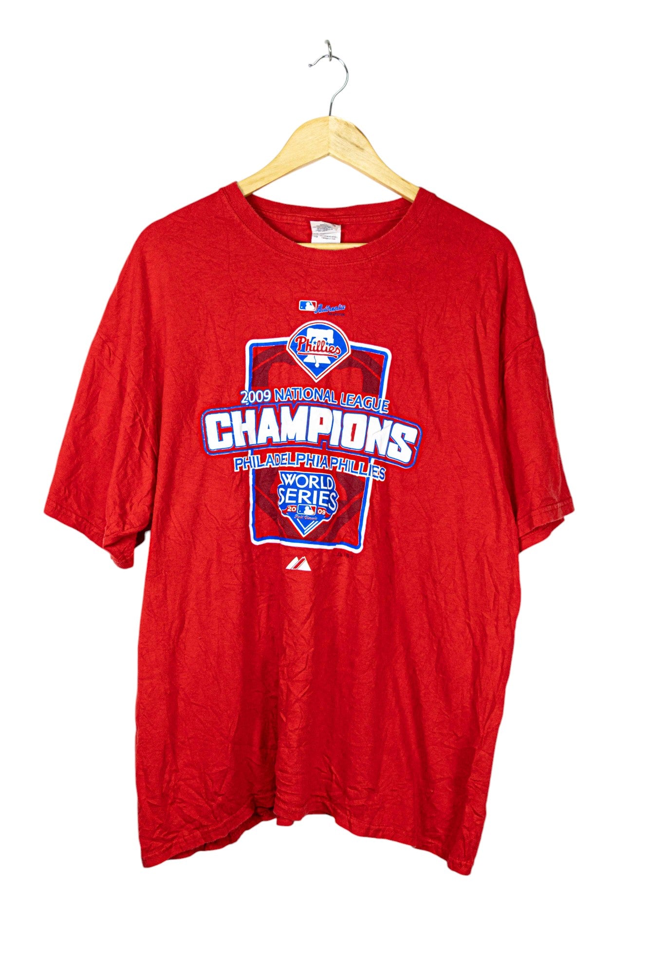 National League Champions Red Graphic Printed T-Shirt