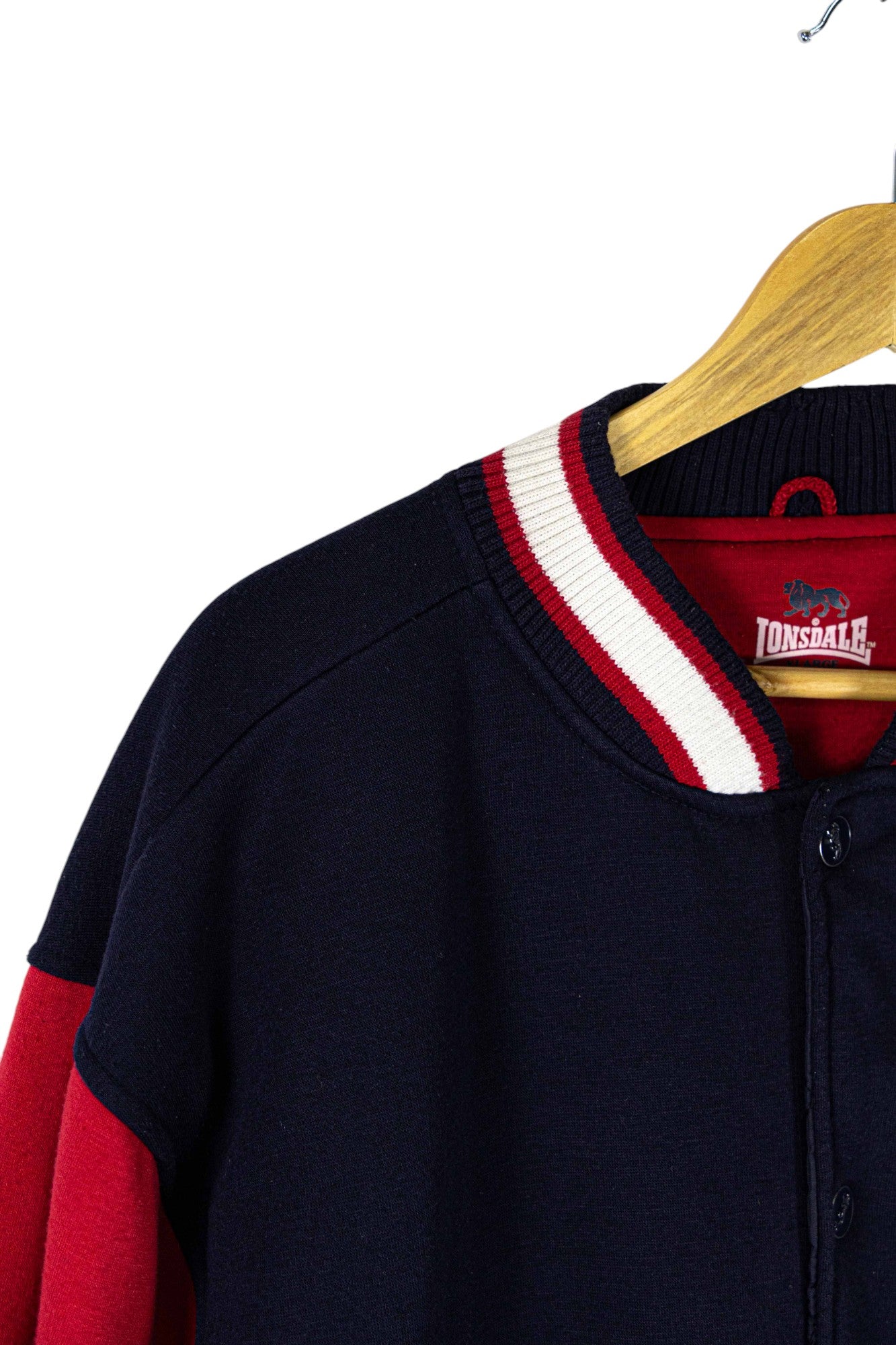 Lonsdale Varsity Style Cardigan Jacket