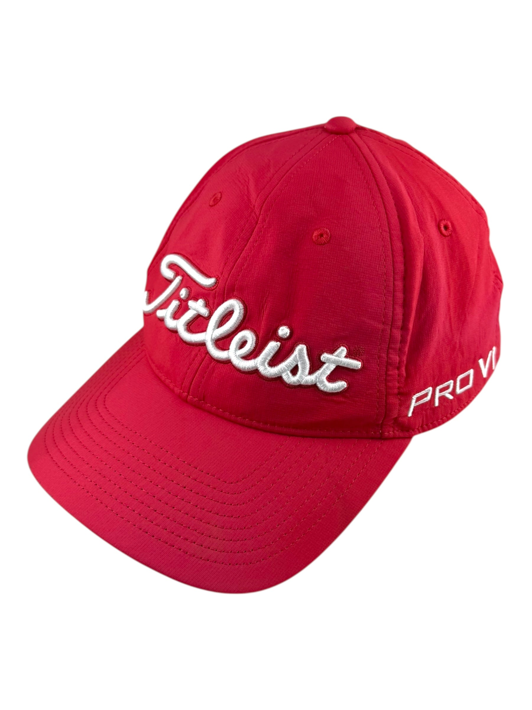 Titleist Classic Red Adjustable Dad Cap