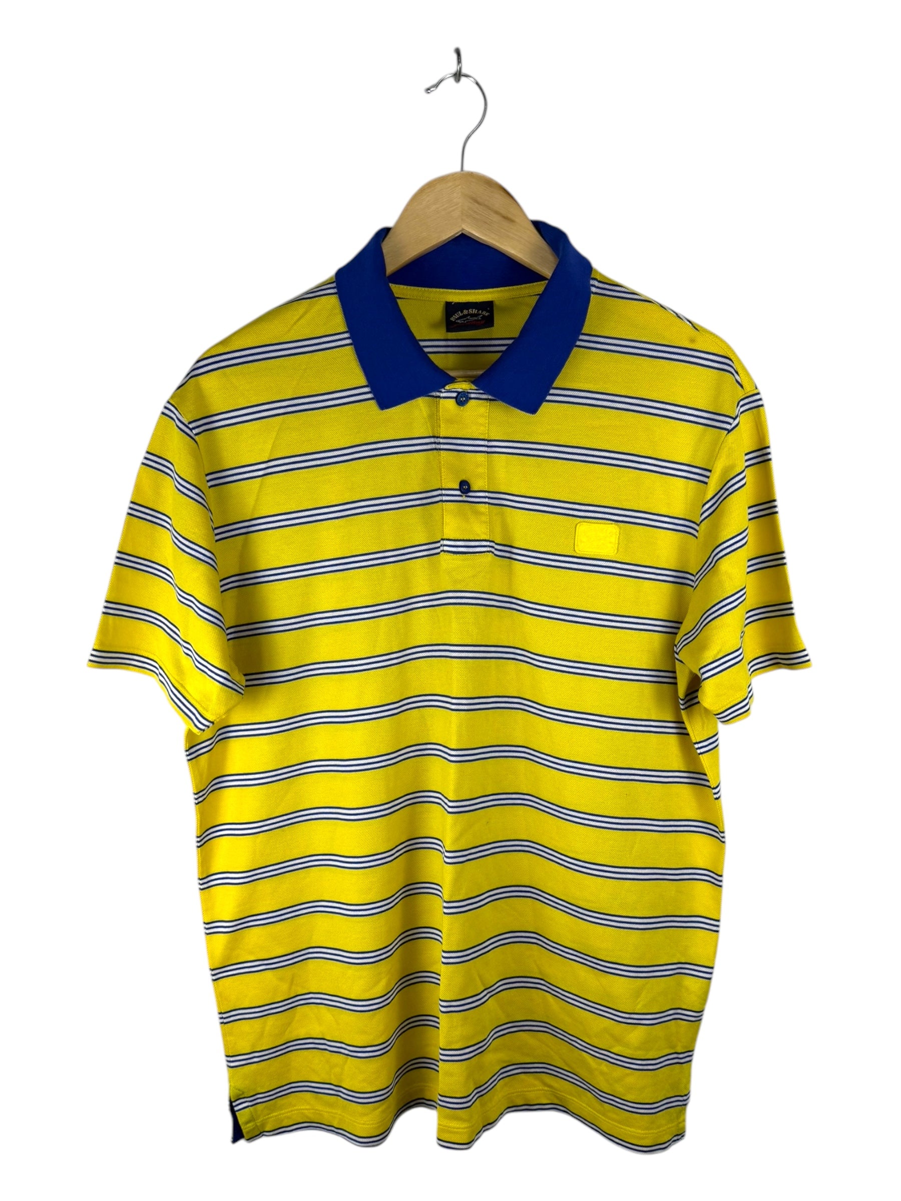 Paul & Shark Yellow Striped Polo Shirt