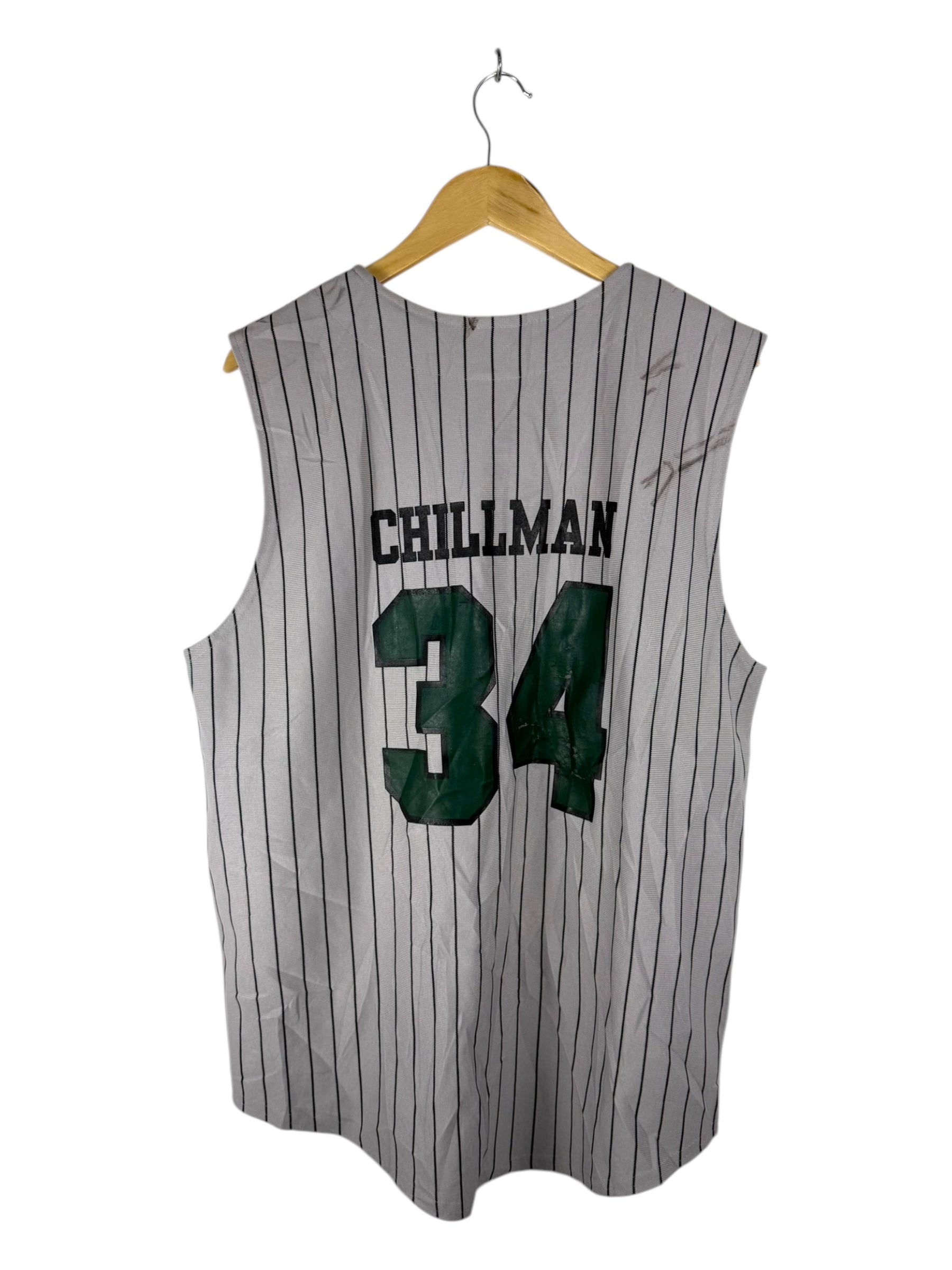 Teamwork Grey Button Up Baseball Vest