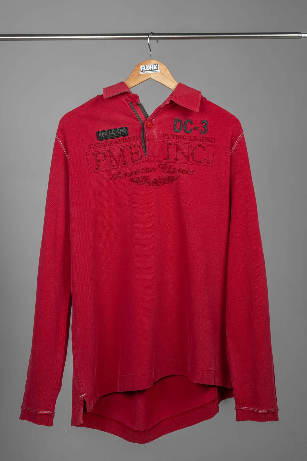 PME Legend American classic Polo shirt long sleeve