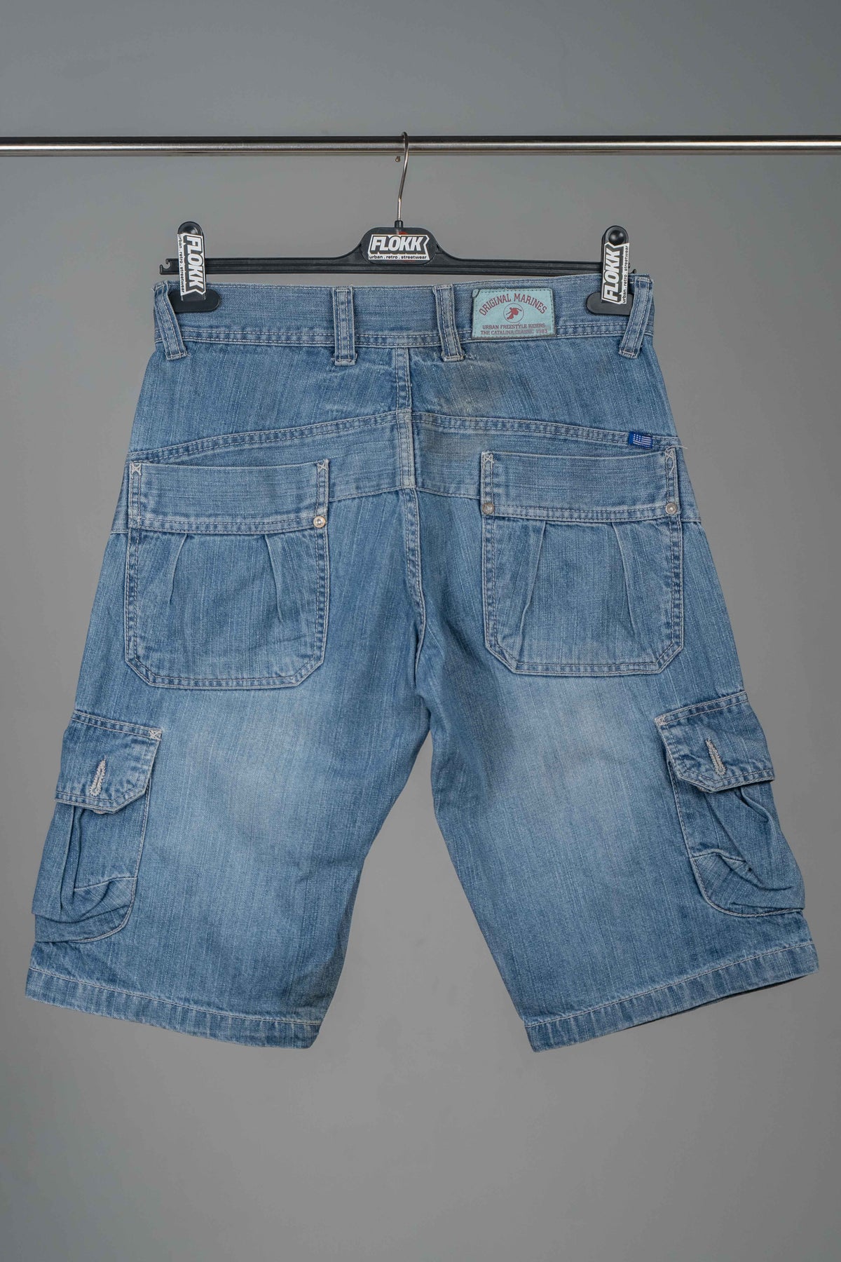 Original Marines- Denim Cargo Shorts
