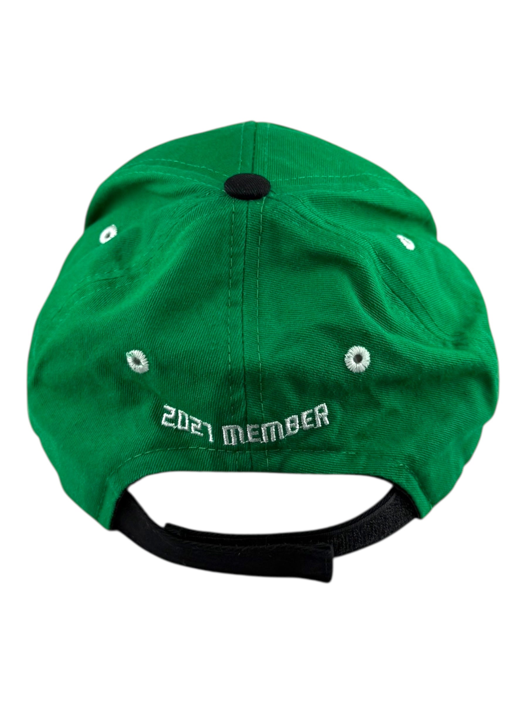 Green Embroidered Adjustable Dad Cap