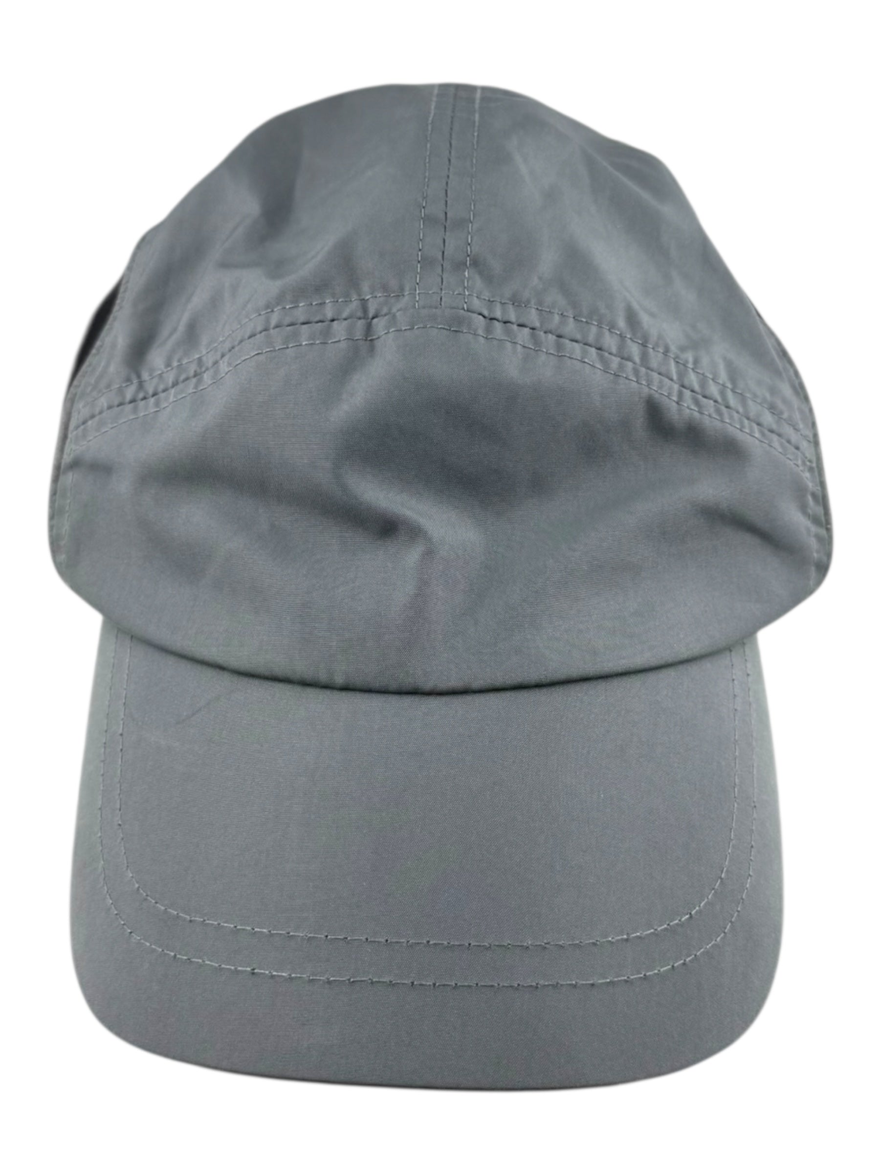 Grey Nylon Adjustable Dad Cap