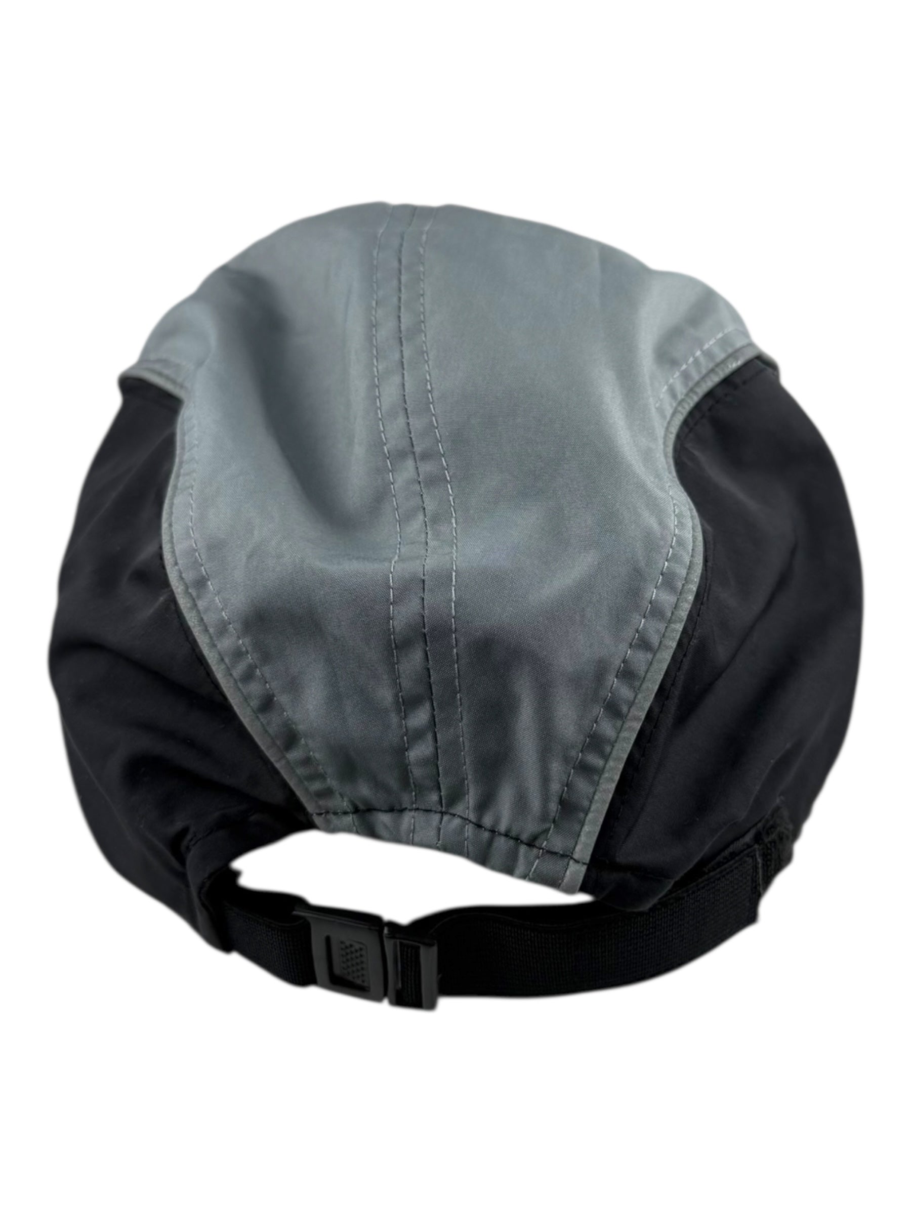 Grey Nylon Adjustable Dad Cap