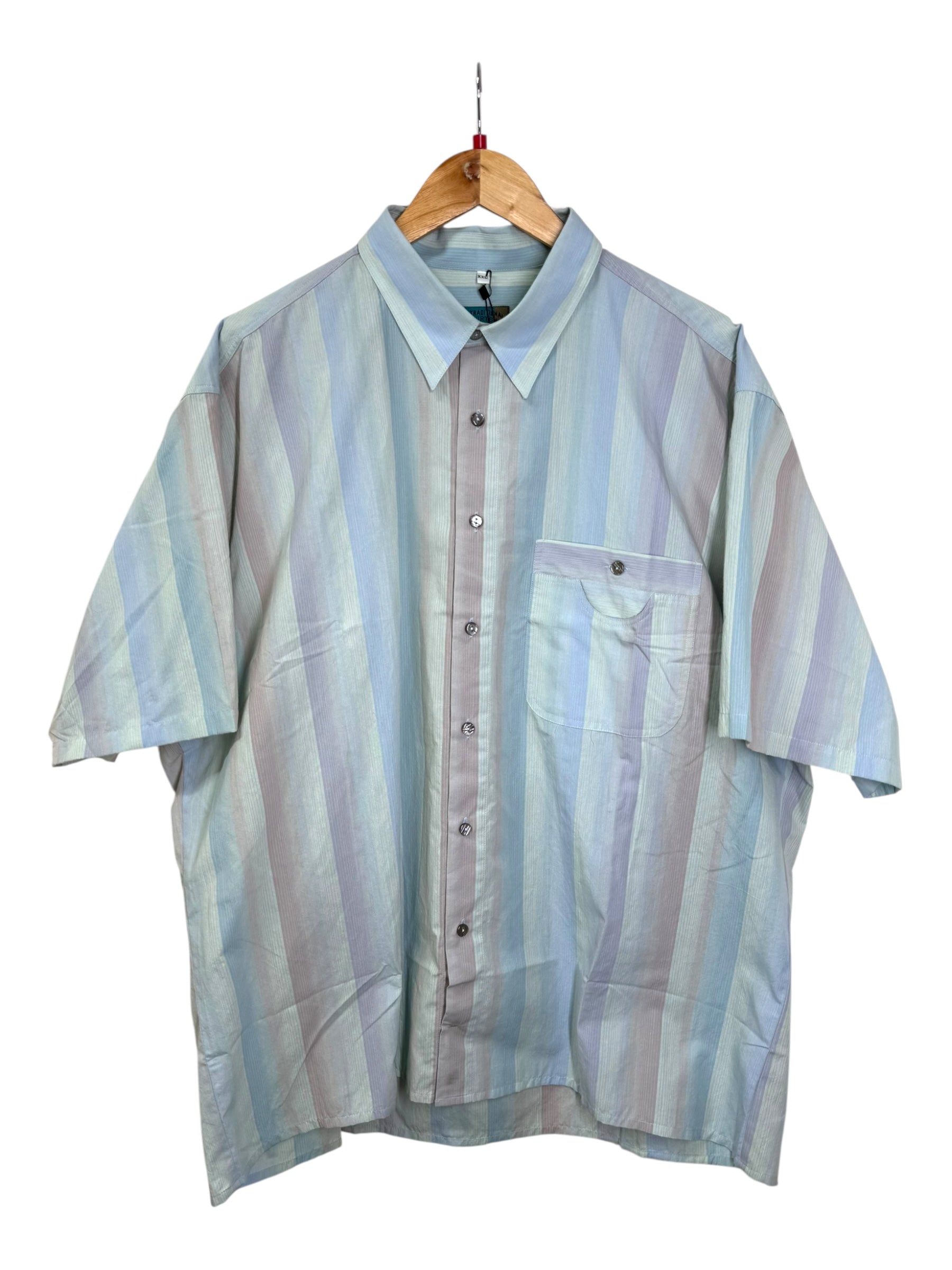 Cajun Pastel Striped Shirt - XXL