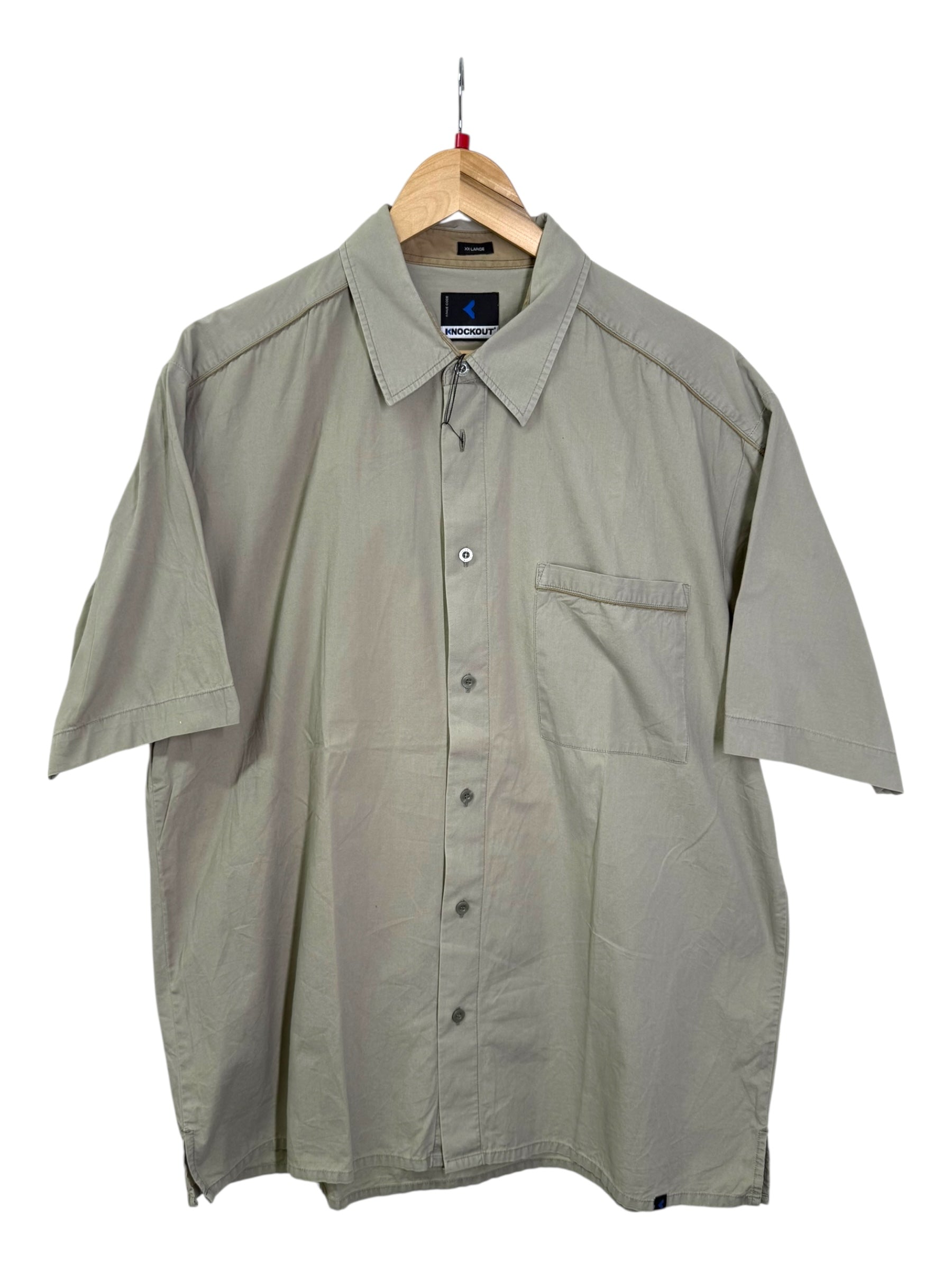 Knockout Army Brown Workwear Shirt - XXL