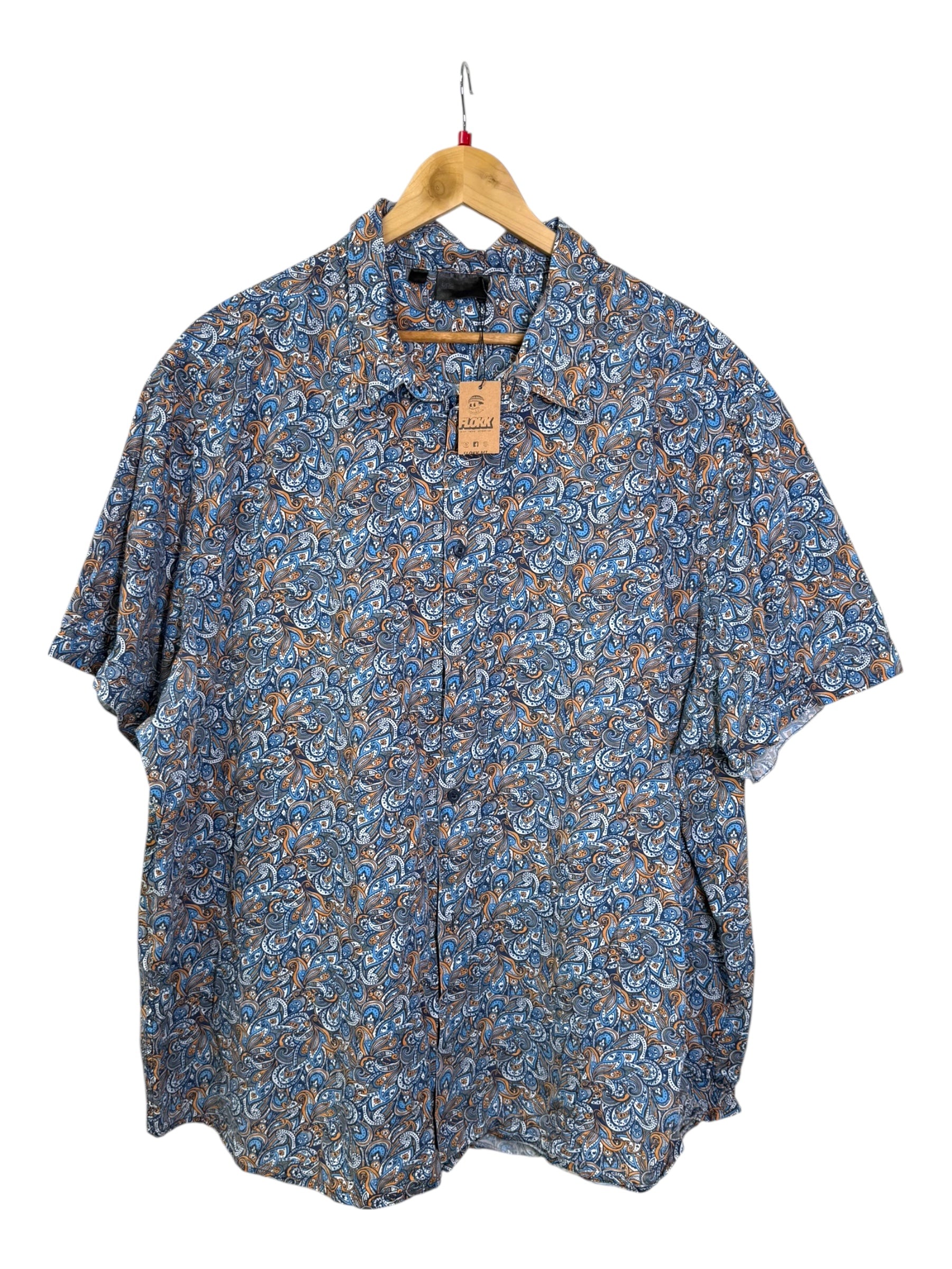BPC Aztec Patterned 90's Cropped Shirt - XXL