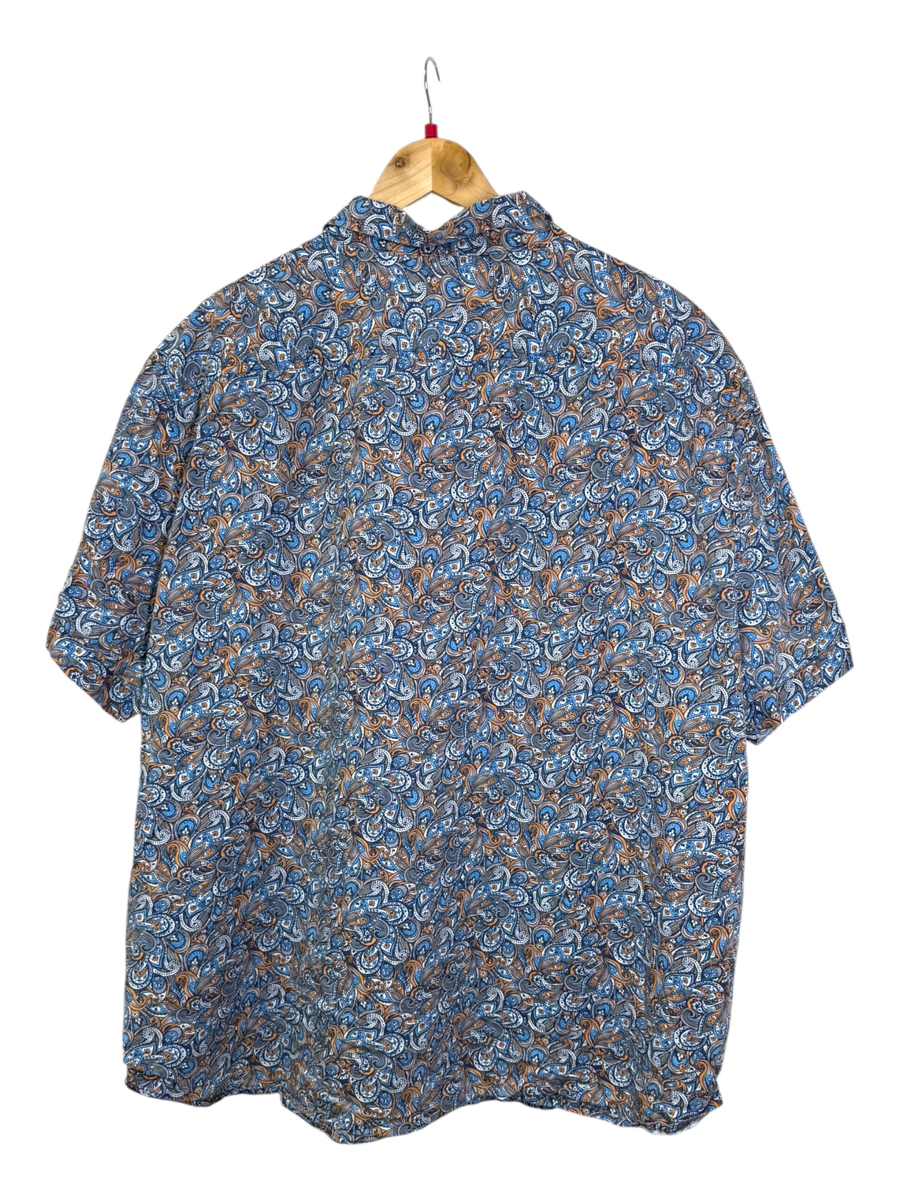 BPC Aztec Patterned 90's Cropped Shirt - XXL