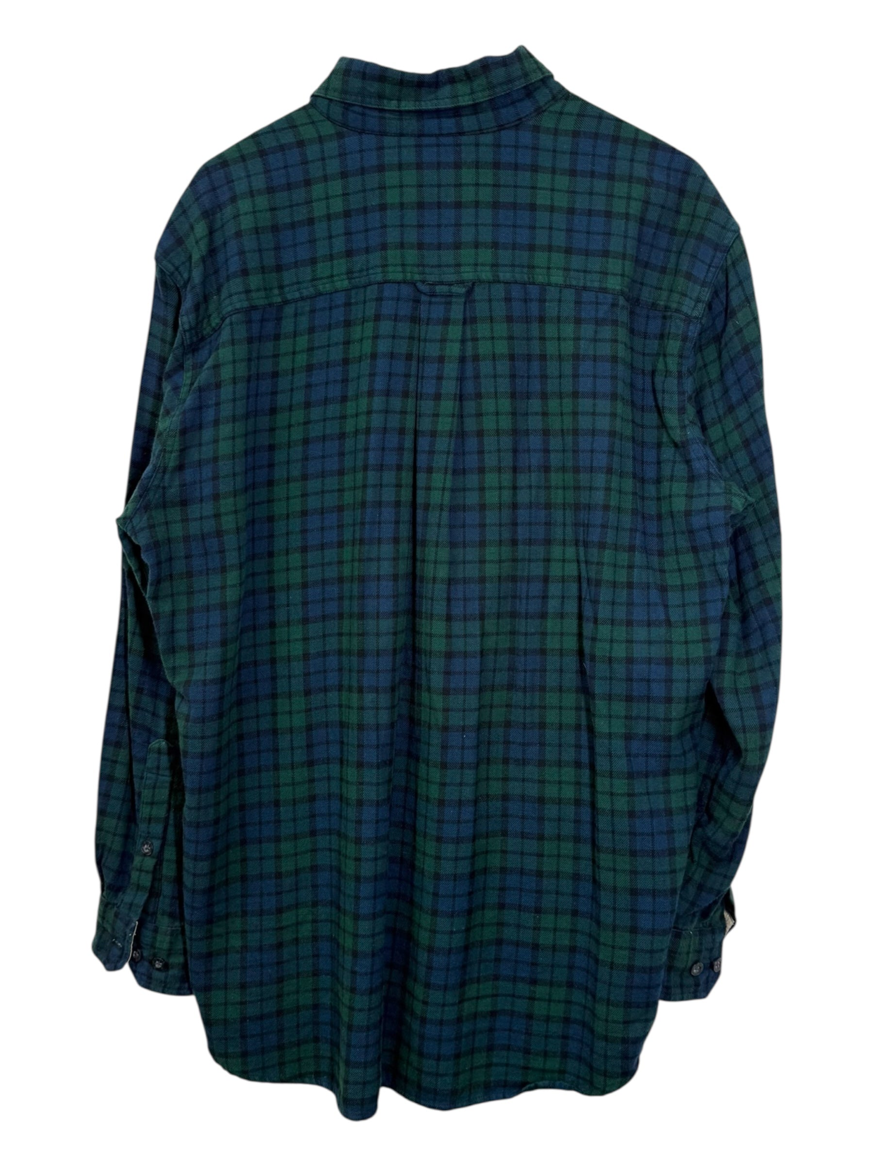 Woolrich Green Flannel Plaid Shirt-  XL