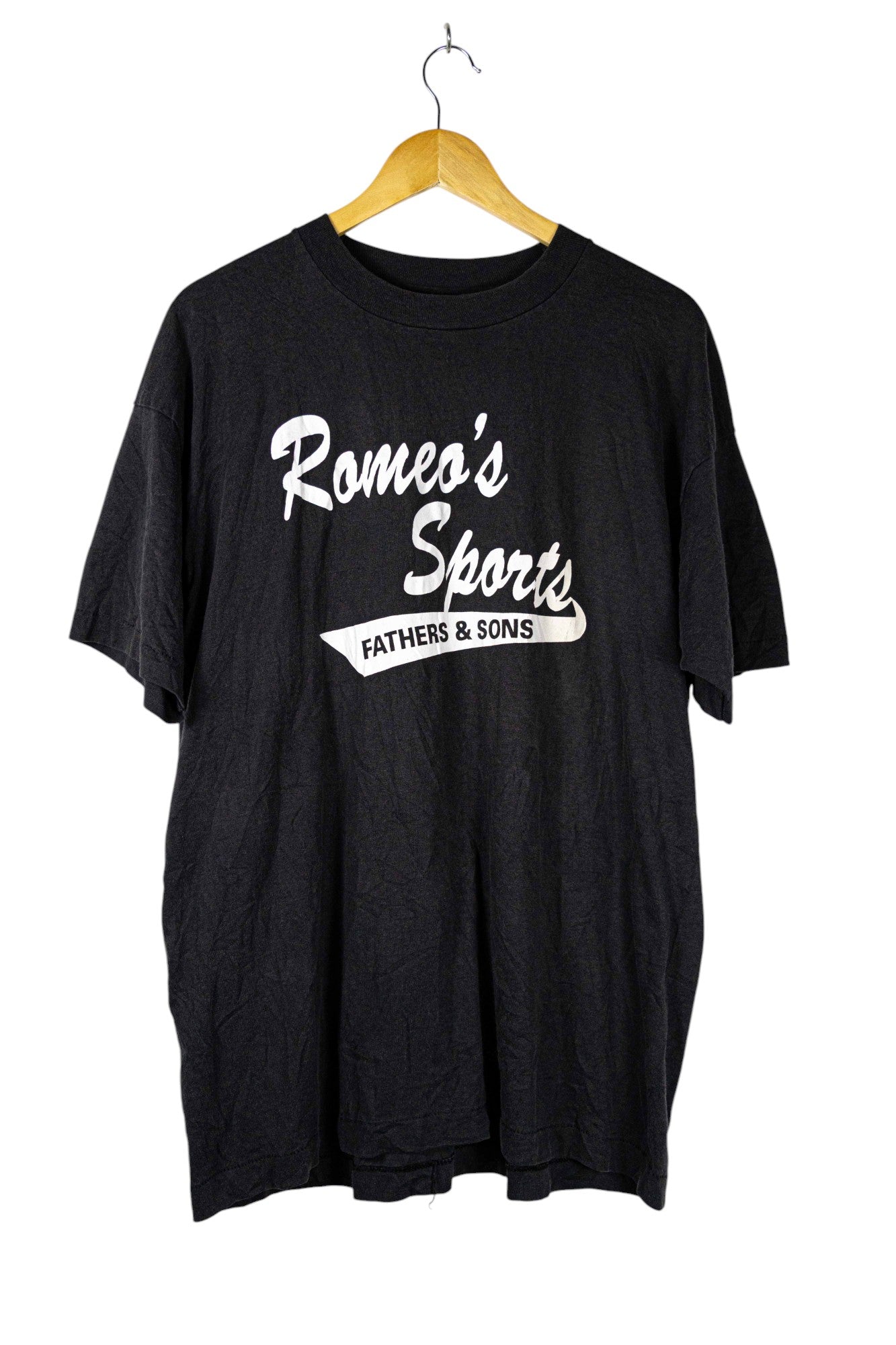 Fruit Of The Loom Black Printed T-Shirt