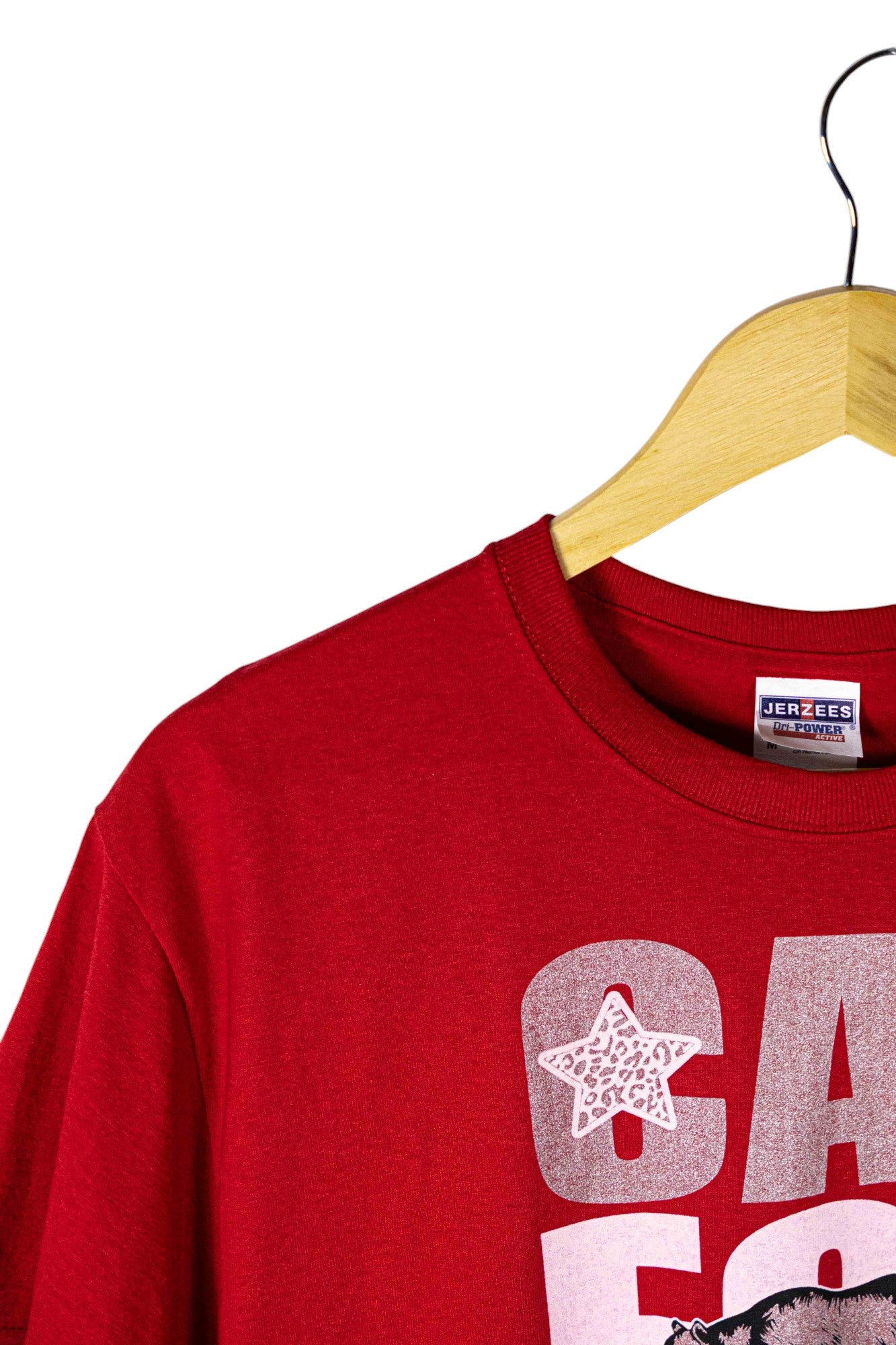 Jerzees Red California Printed T-Shirt