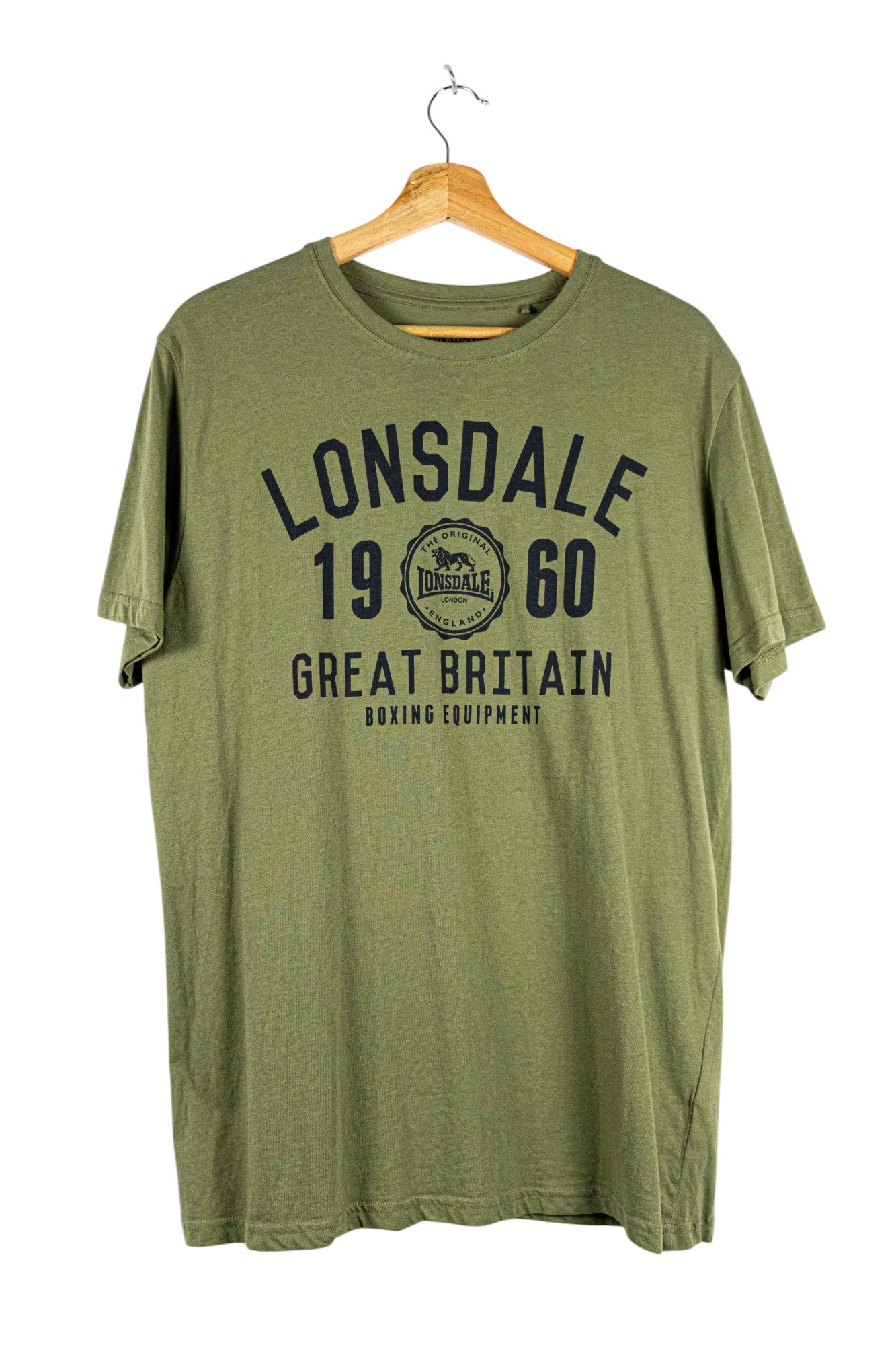 Lonsdale Khaki Basic T-Shirt