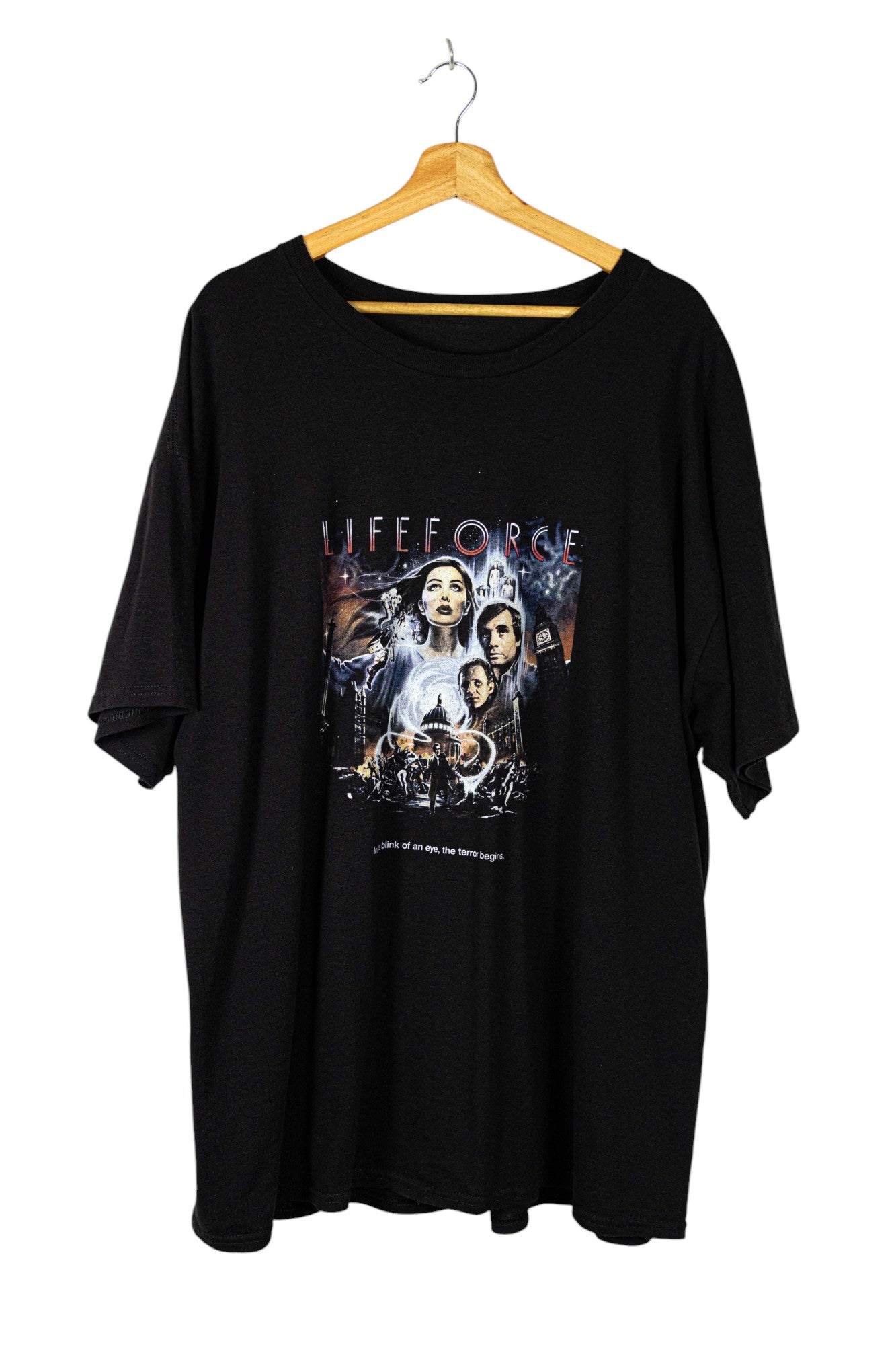 Lifeforce '90 Black Printed T-Shirt
