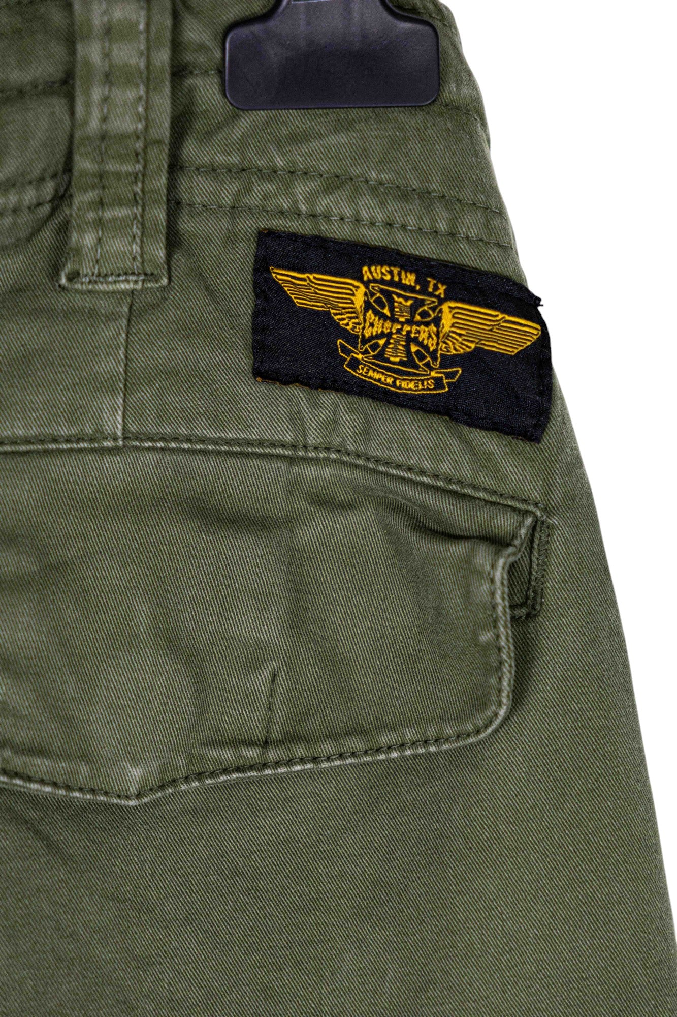 West Coast Choppers Green Cargo Pants