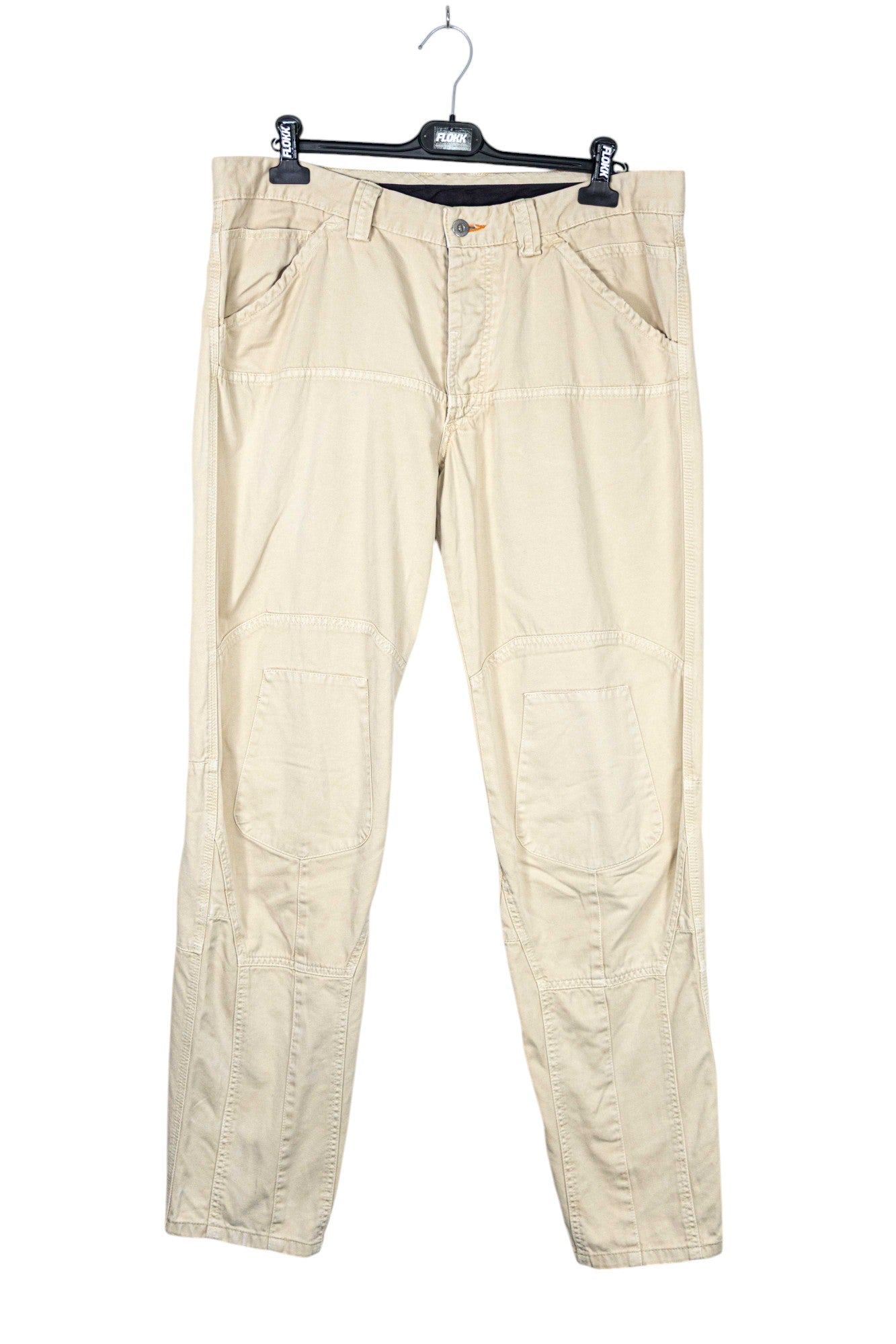 Matt Perkins Beige Workwear Trousers