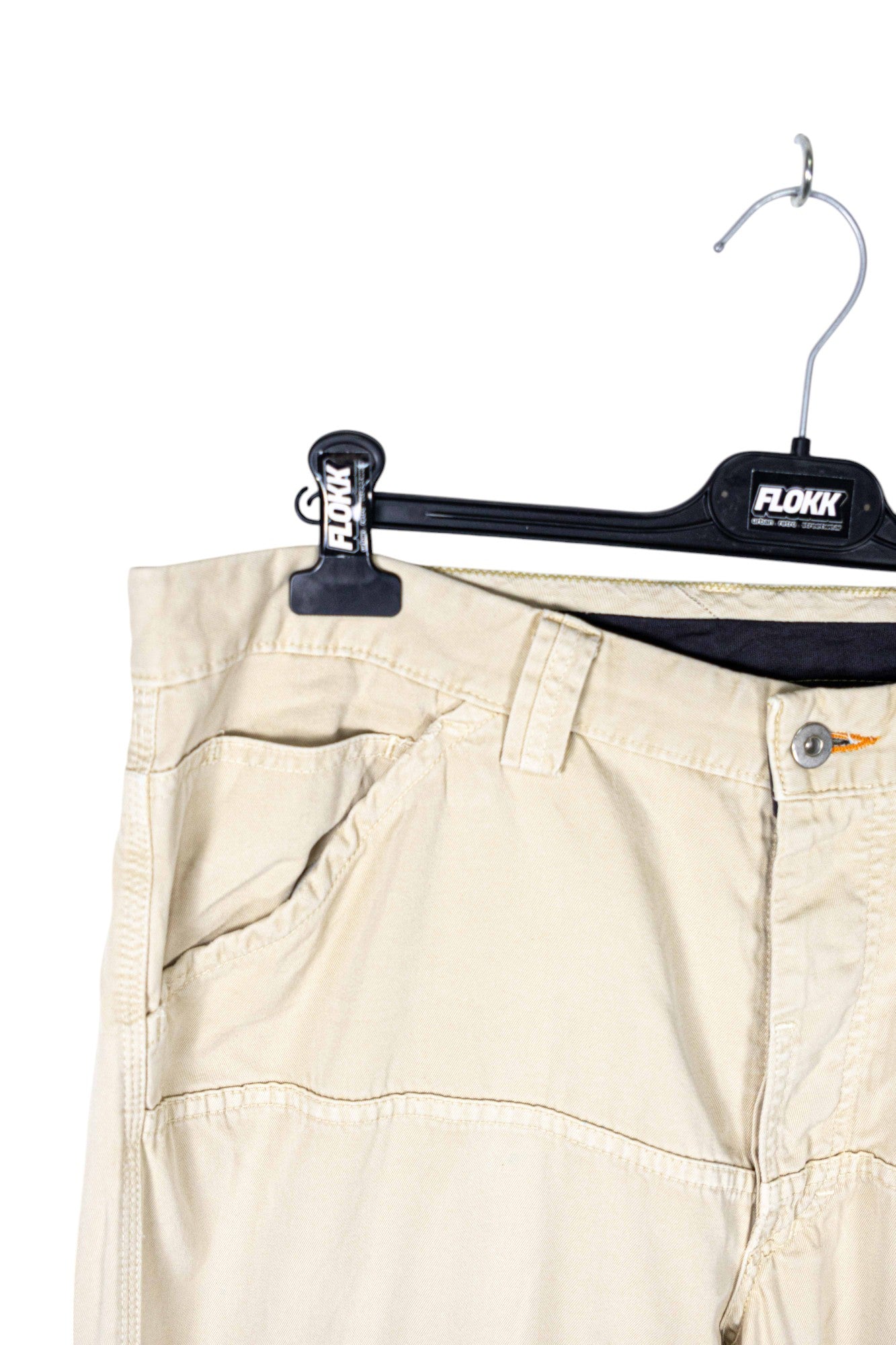 Matt Perkins Beige Workwear Trousers