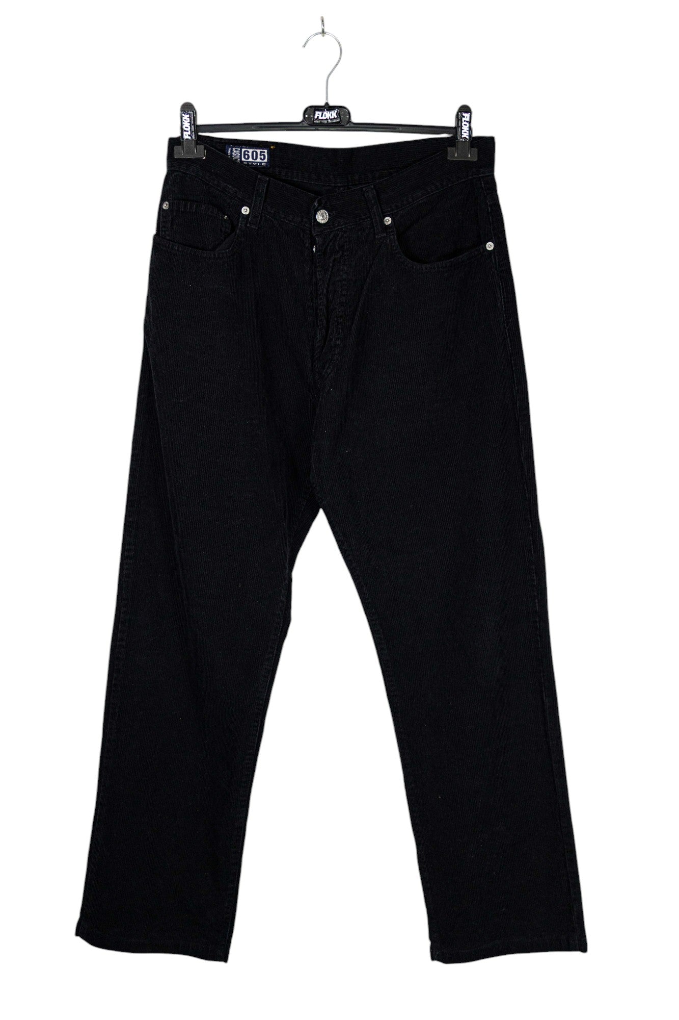 Casucci Black Corduroy Trousers