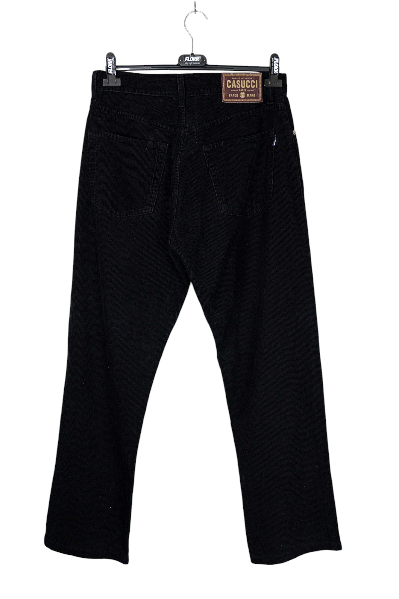 Casucci Black Corduroy Trousers
