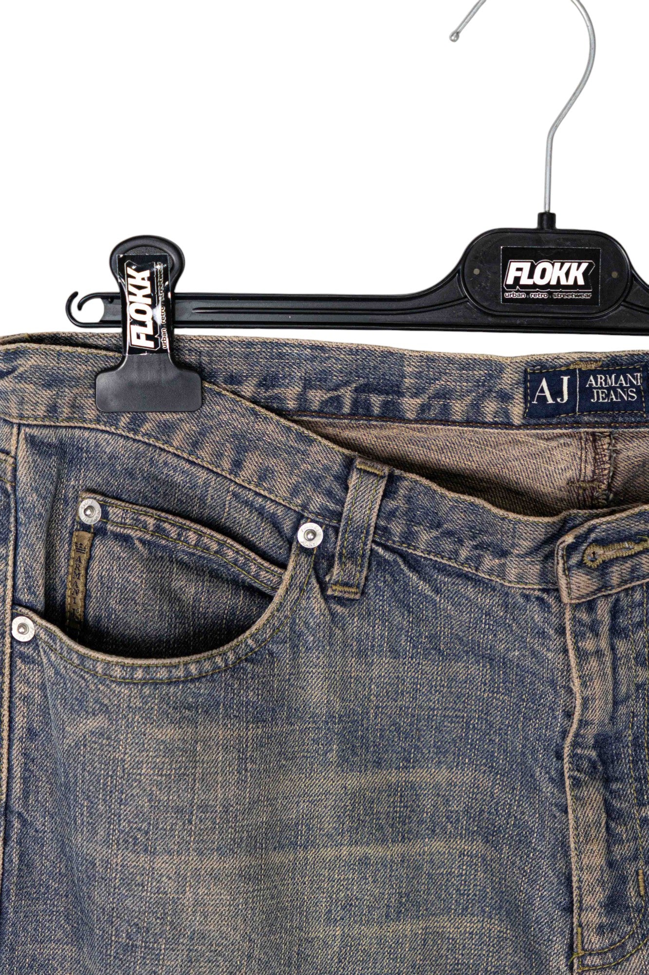 Armani Jeans Mud Wash Denim Jeans (NO BUTTON)