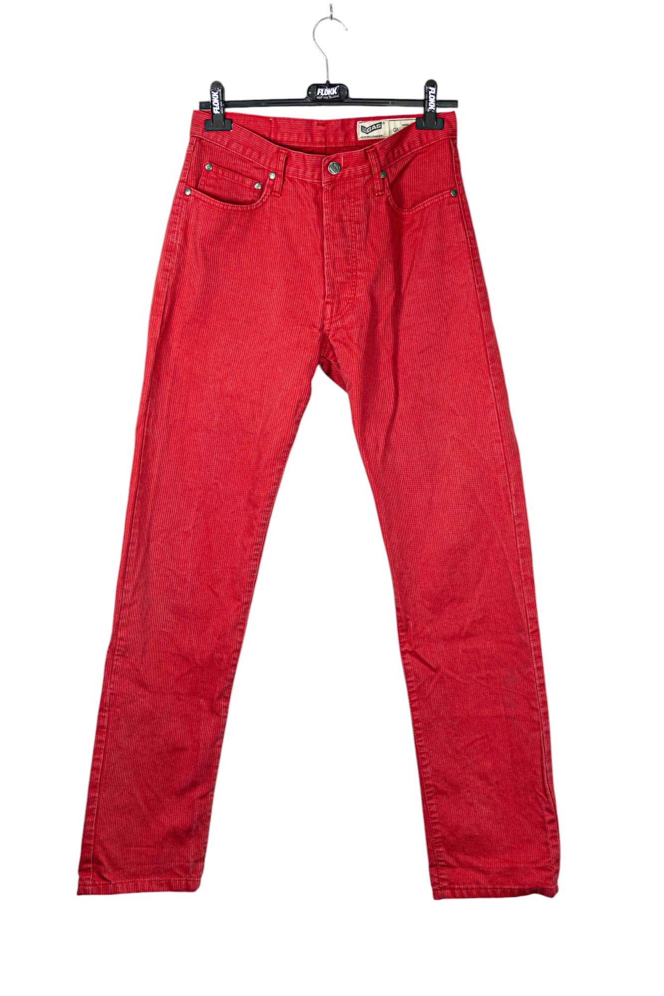 Gas Red Corduroy Trousers