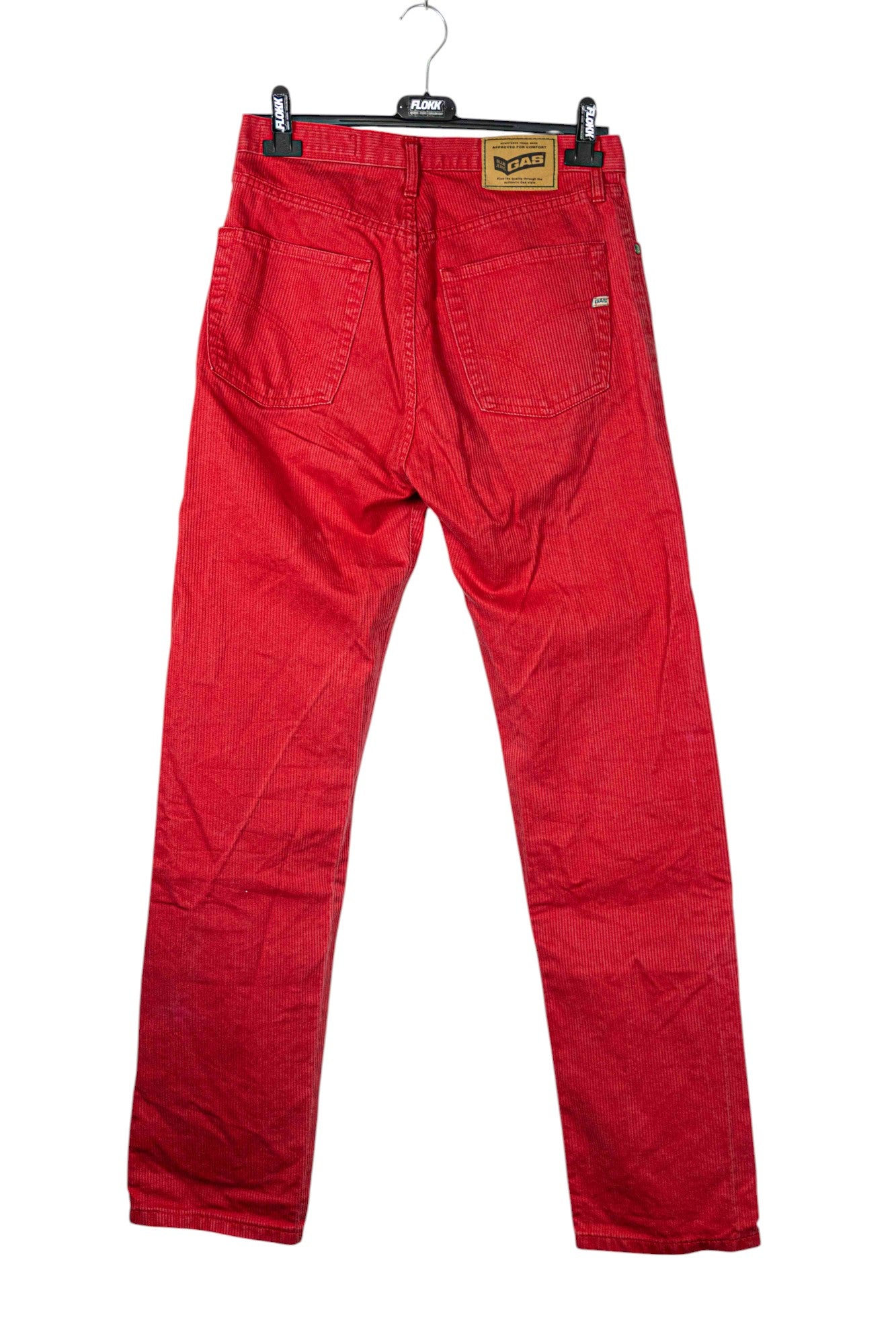 Gas Red Corduroy Trousers