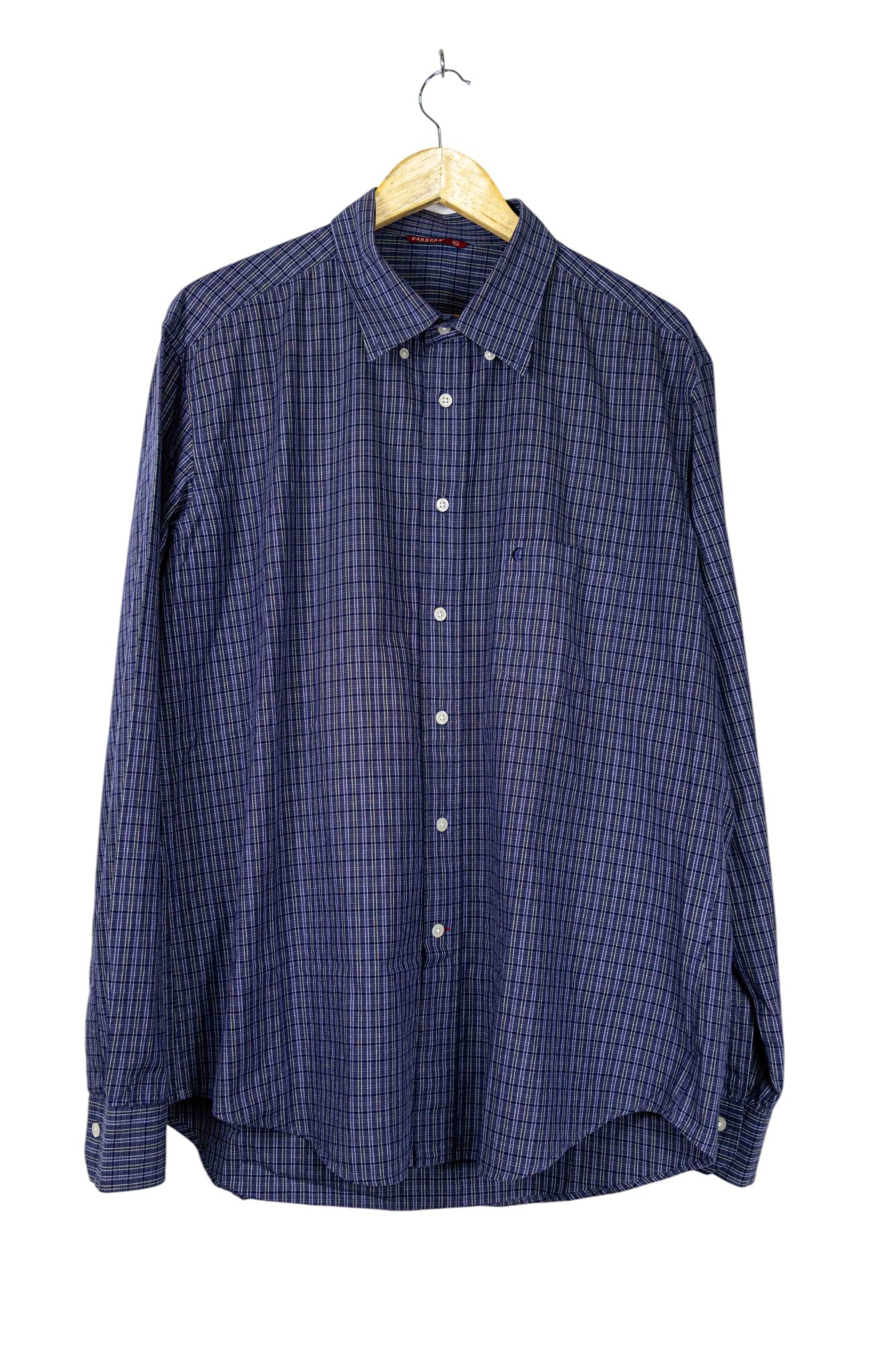 Carrera Blue Plaid Shirt
