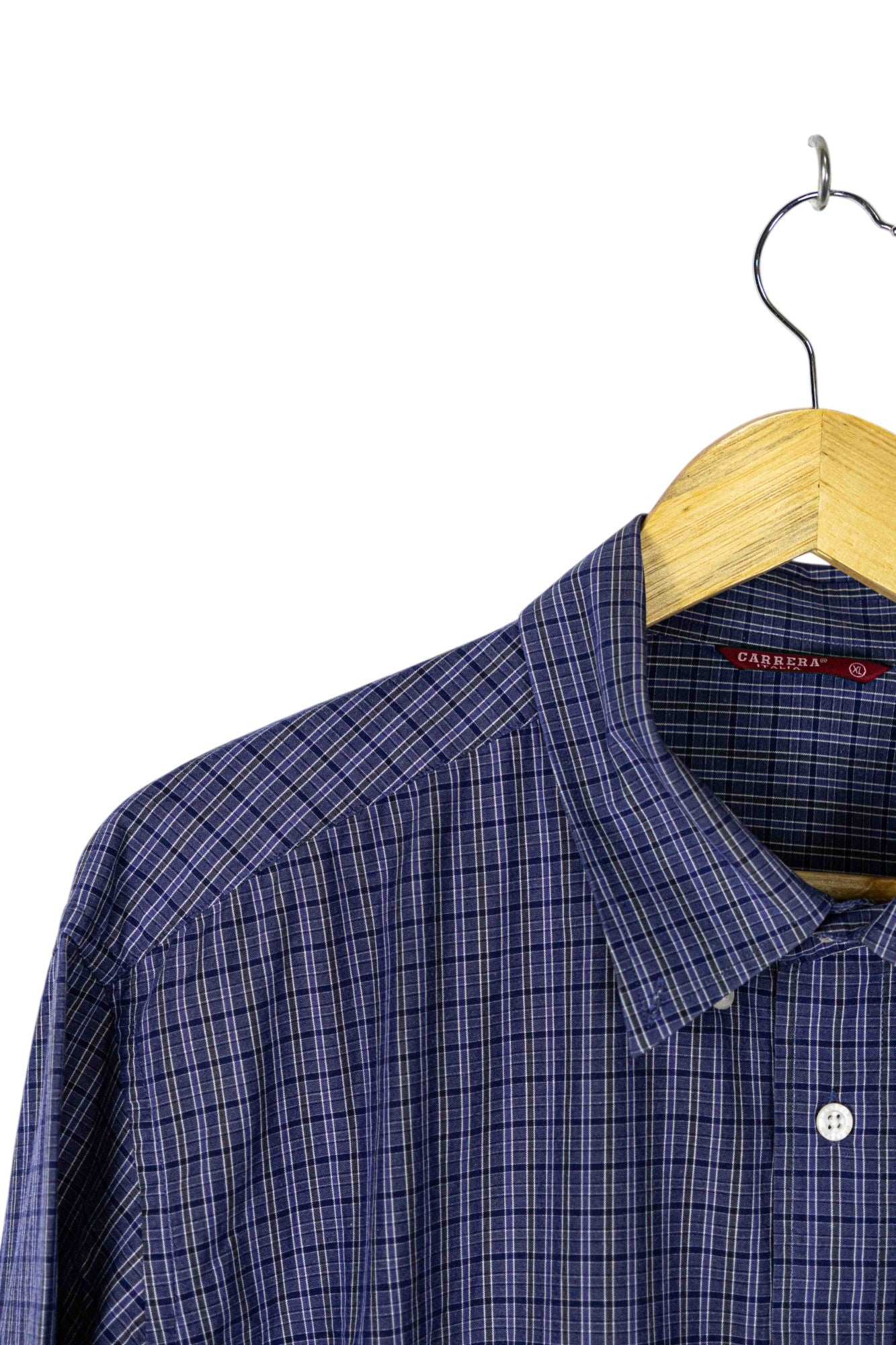 Carrera Blue Plaid Shirt