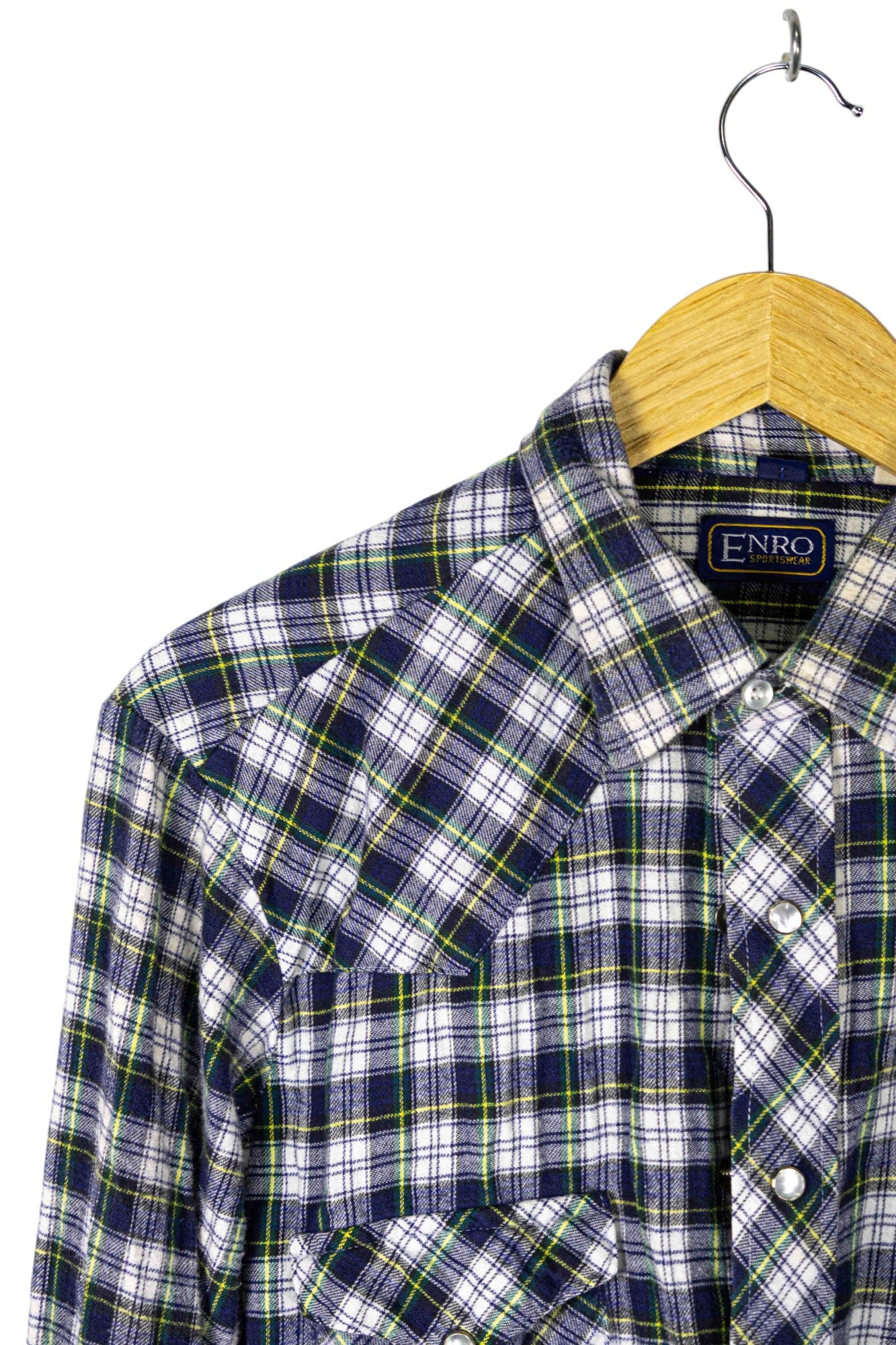 Enro Sportsware  Plaid Shirt