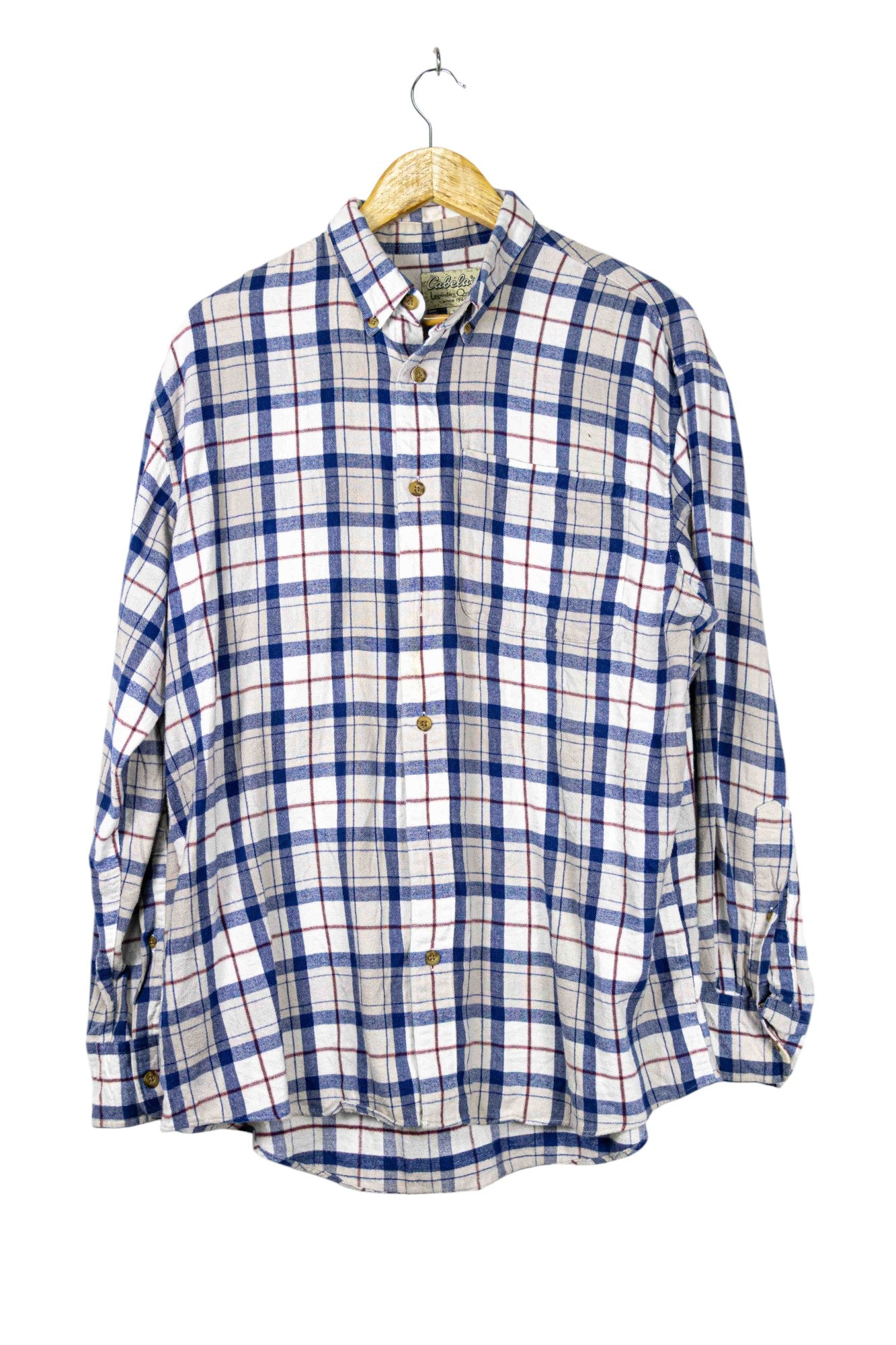 Cabela's Light Plaid Shirt