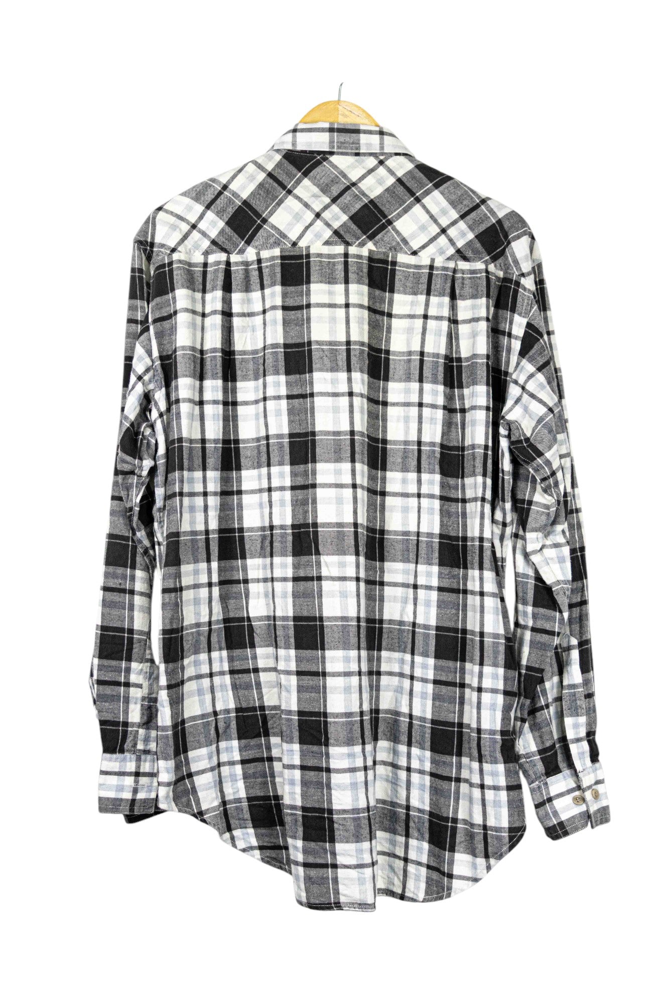 Washington Post Plaid Grey Shirt