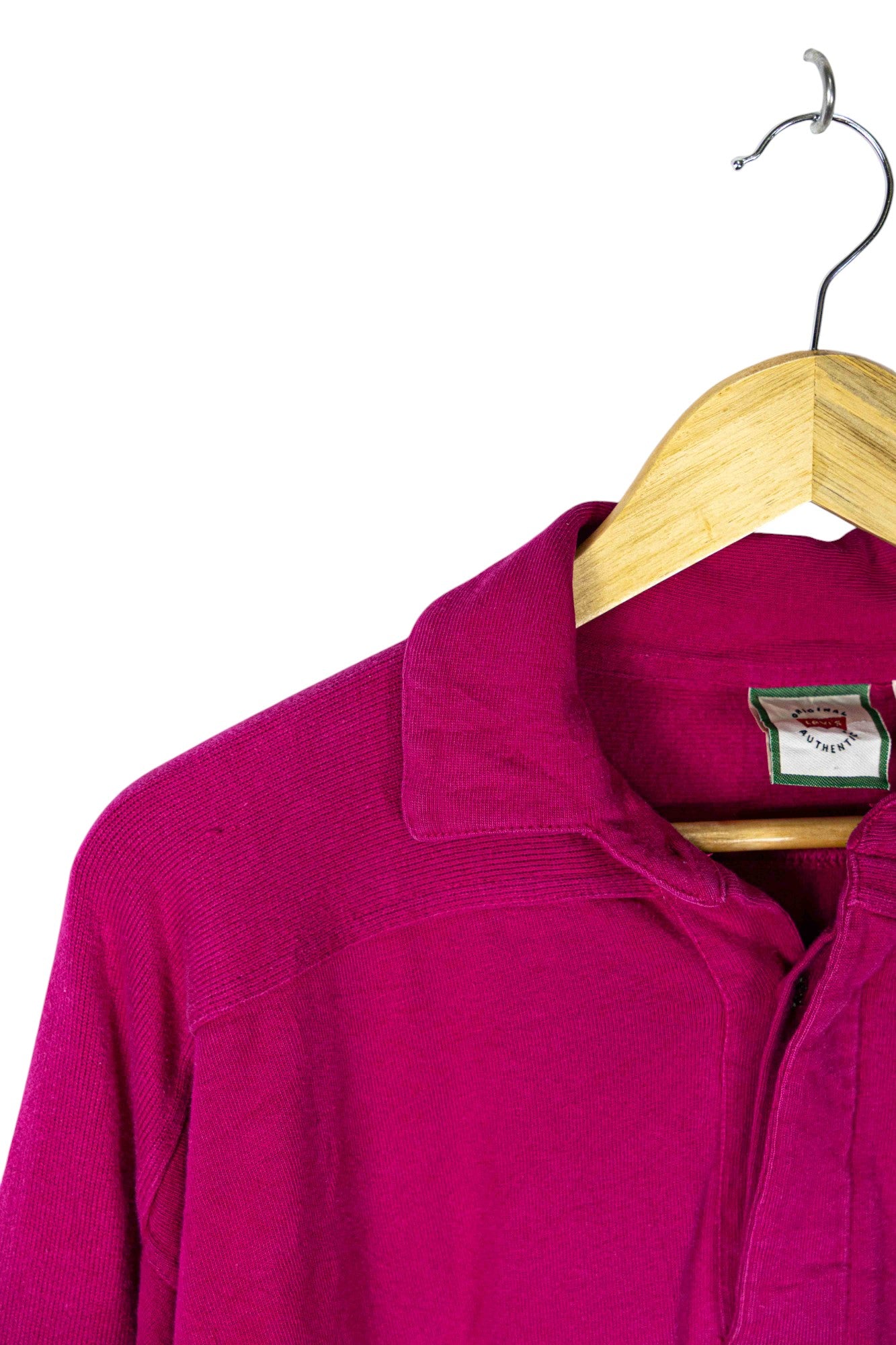 Levi's 90's Magenta Polo Sweatshirt