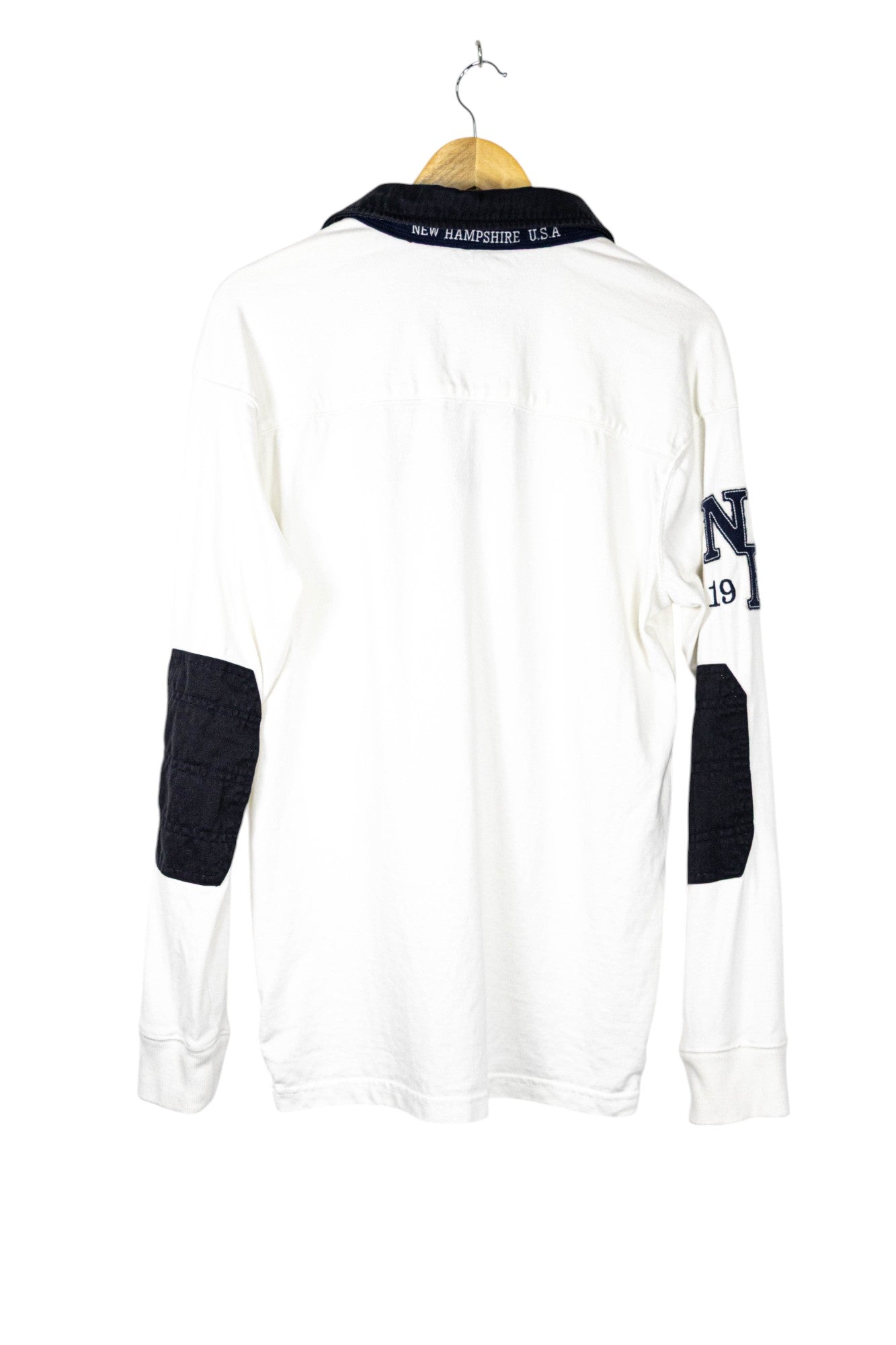 Timberland White Long Sleeve Polo Shirt