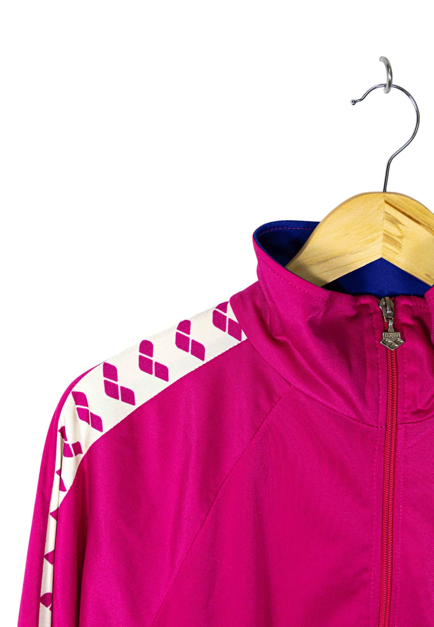 Arena Pink Hi-Vis 90's zip Up