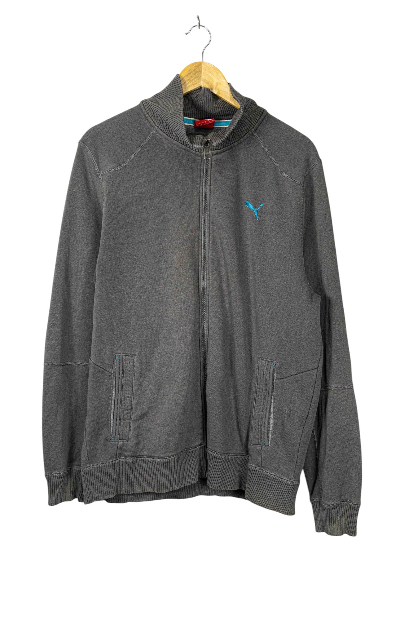 Puma Olive Grey Sweatshirt Zip Up