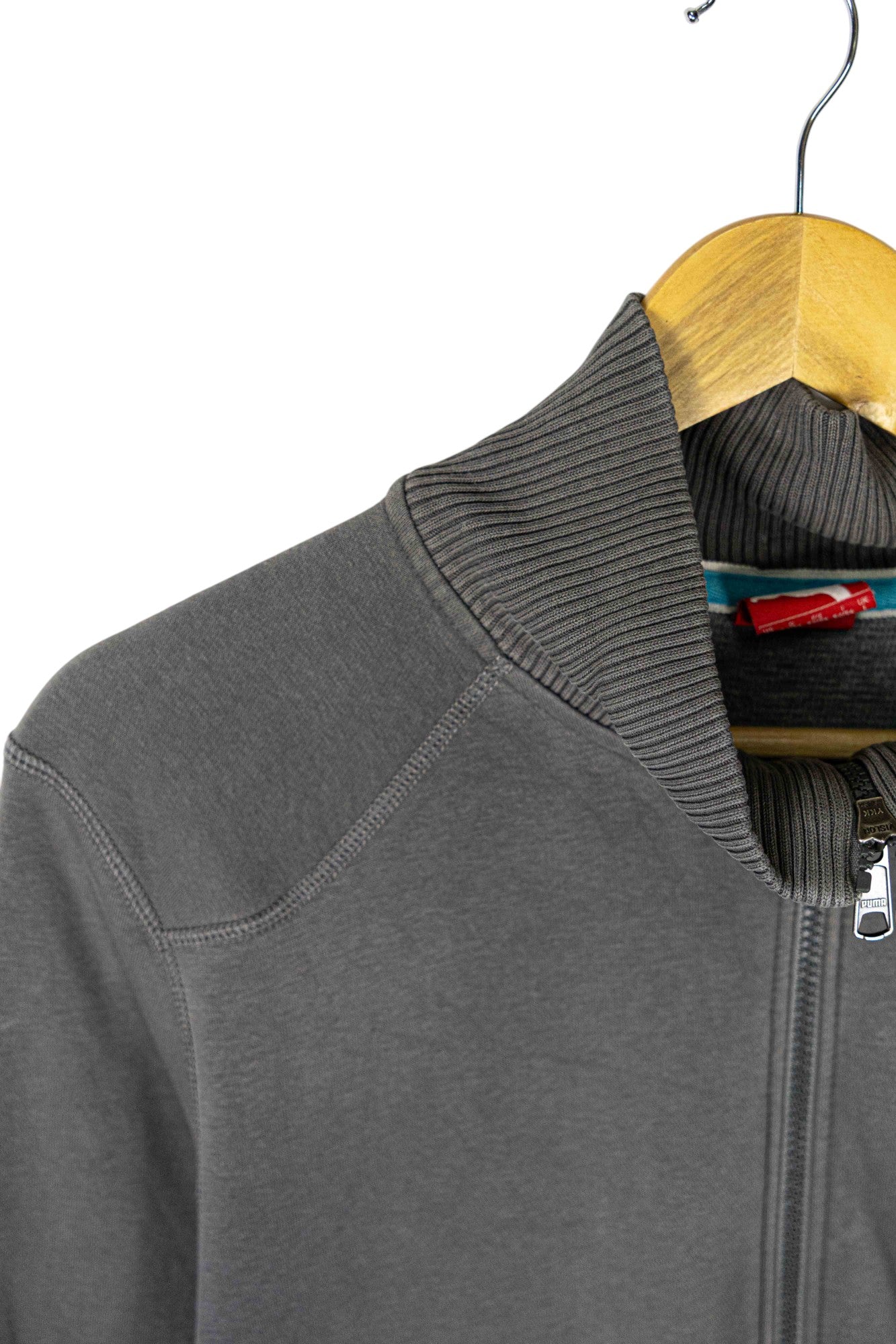 Puma Olive Grey Sweatshirt Zip Up