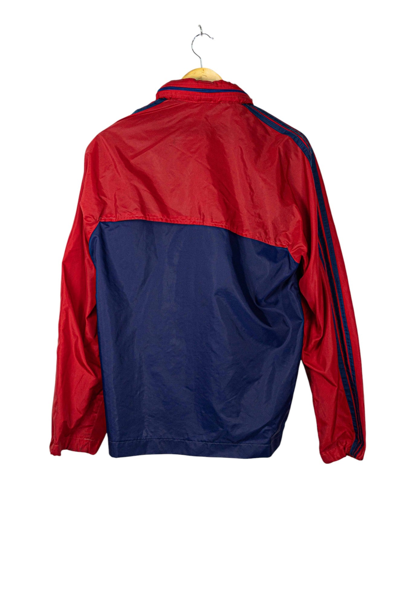 Blue & Red Light Paper Zip Up Jacket