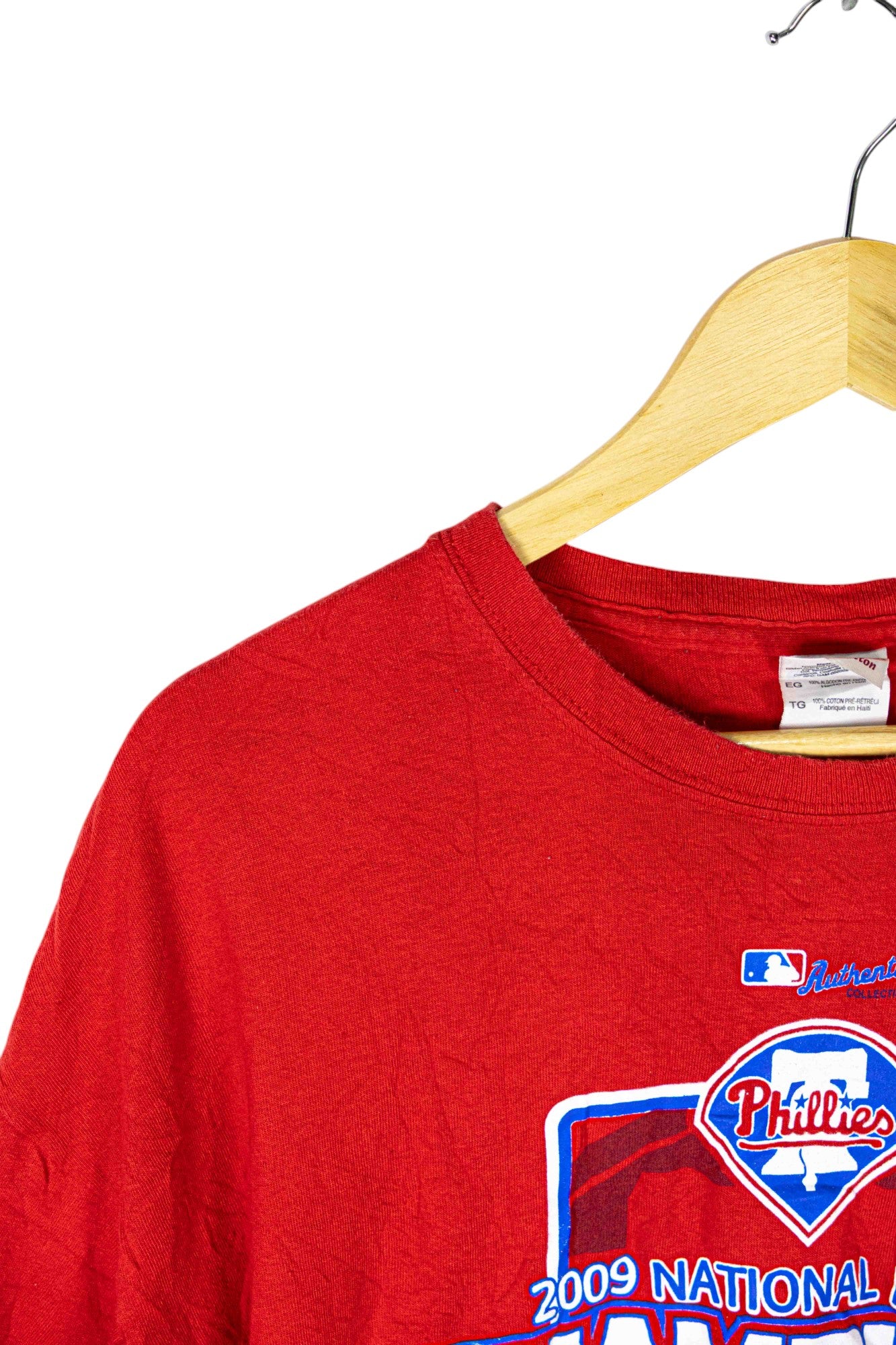 National League Champions Red Graphic Printed T-Shirt